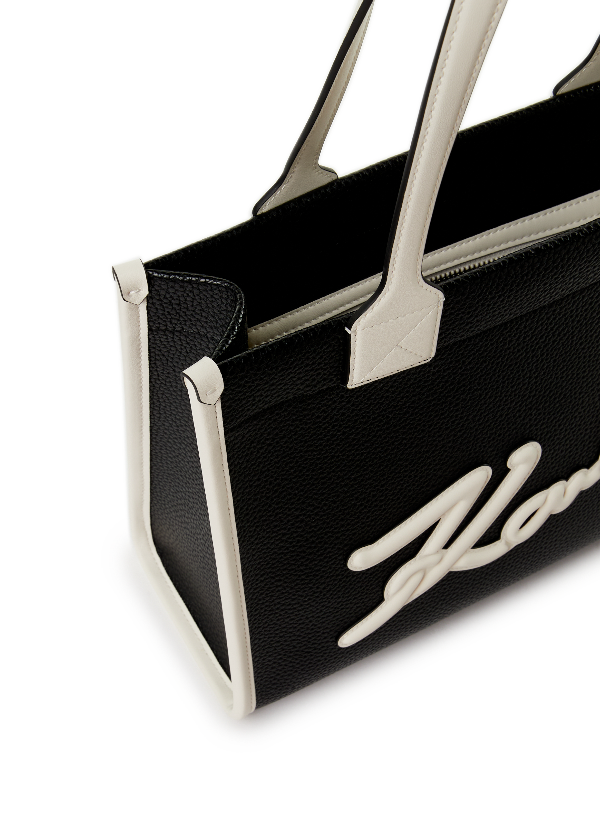 Sac cabas à motif KARL LAGERFELD Noir