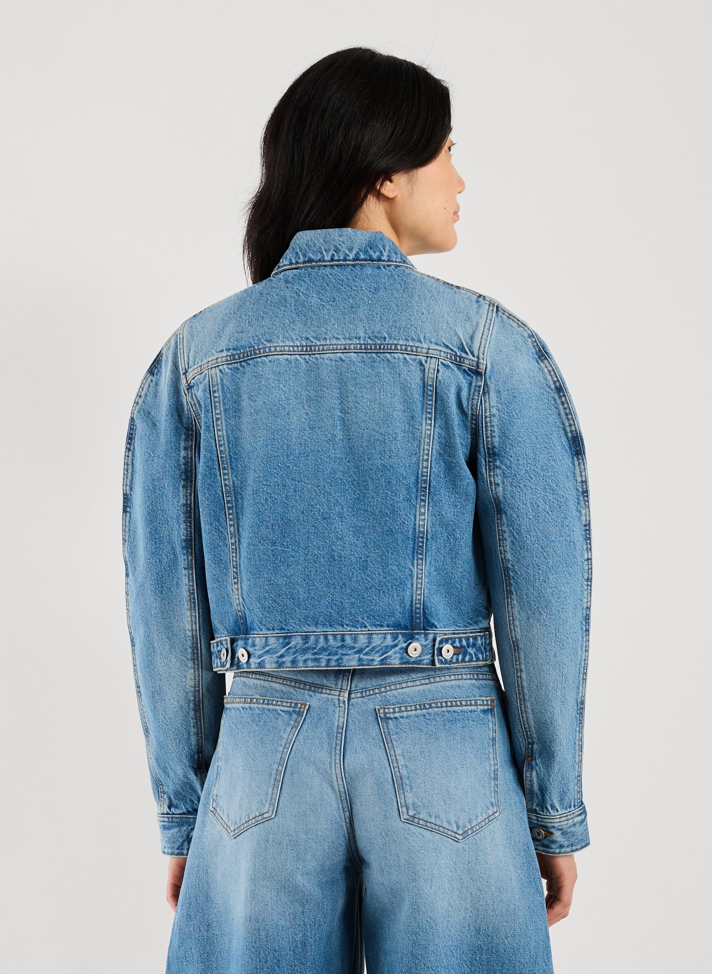 Cotton denim jacket JACQUEMUS Blue