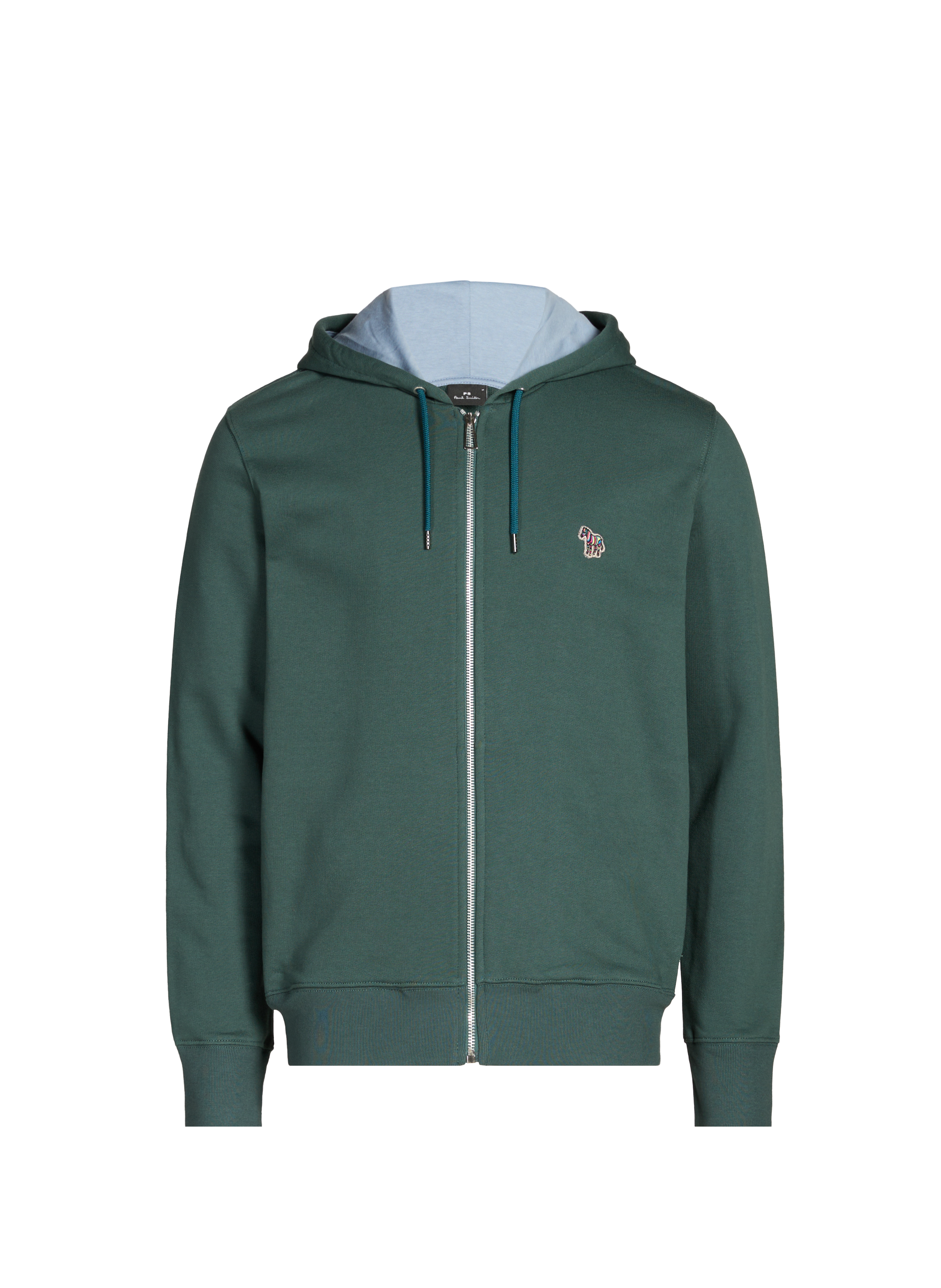 Zip-up cotton hoodie sweatshirt PAUL SMITH Green