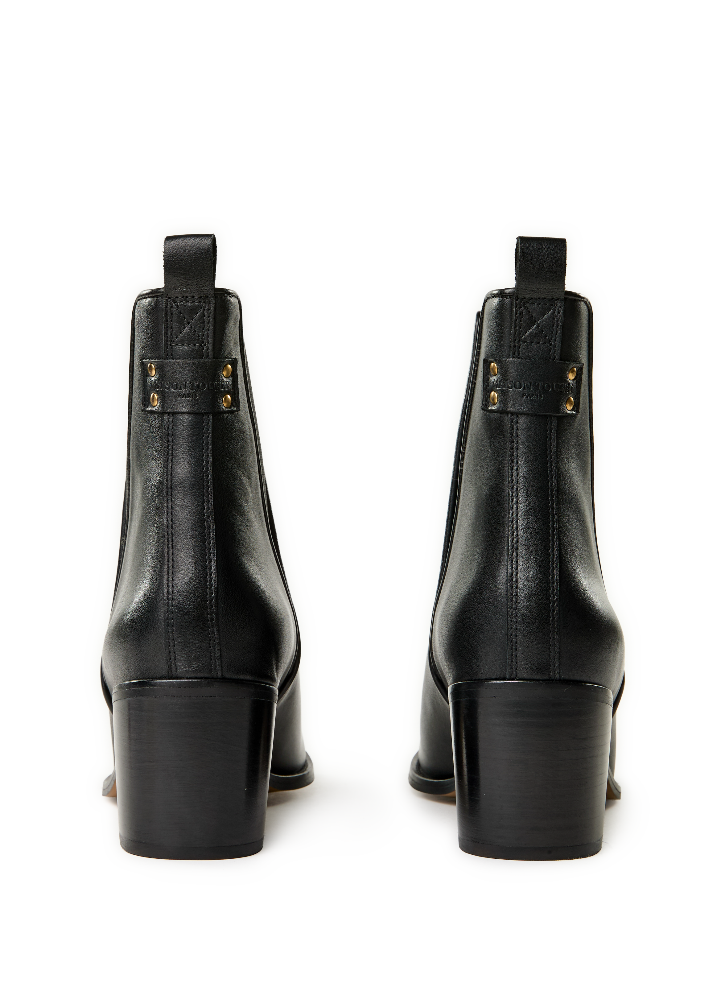 Bottines Esme en cuir MAISON TOUFET Noir