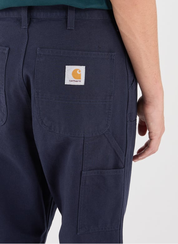 Solid straight cotton pants | Blue by CARHARTT WIP Solid straight cotton pants Blue