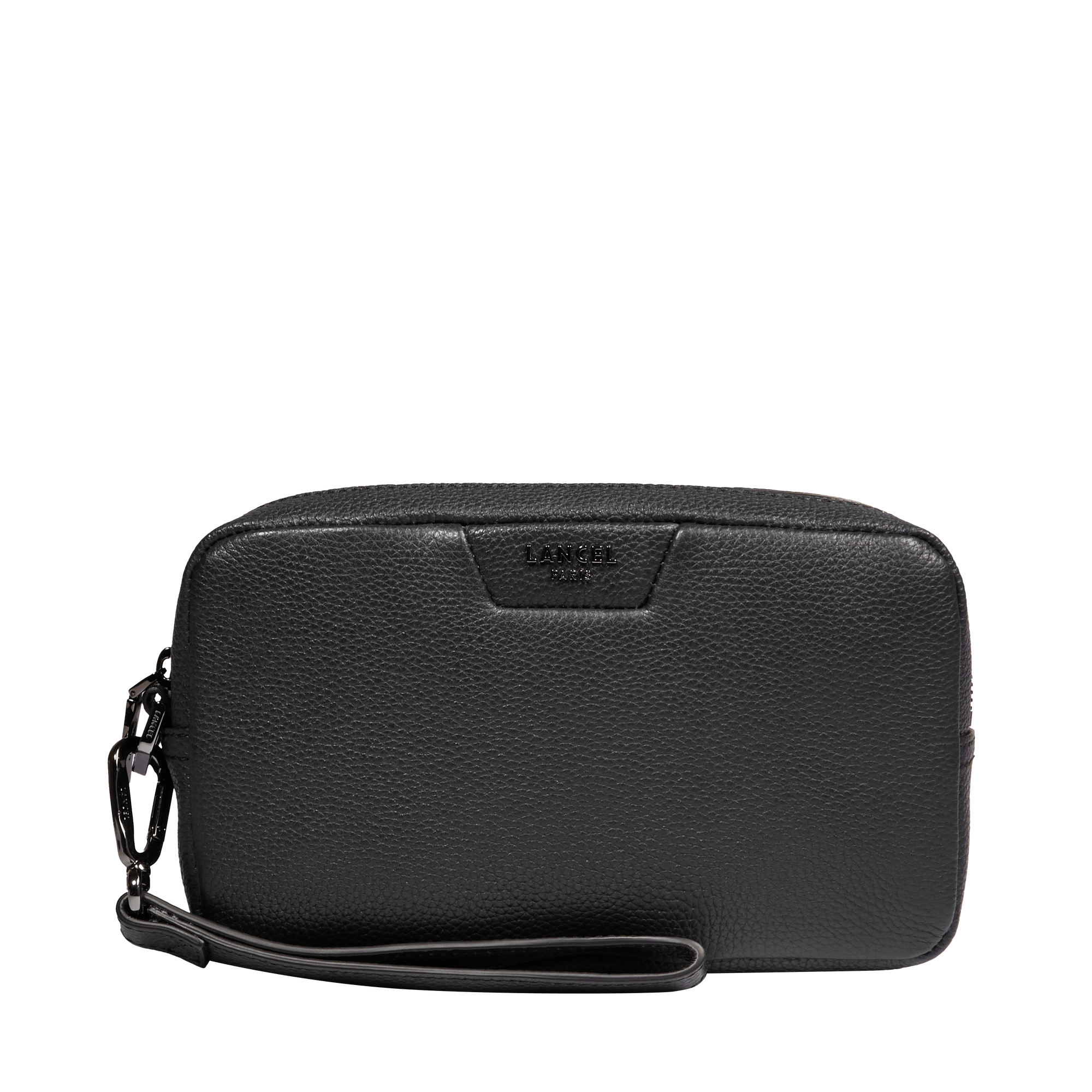 Mini sac dragonne zippé côme de lancel en cuir LANCEL Noir