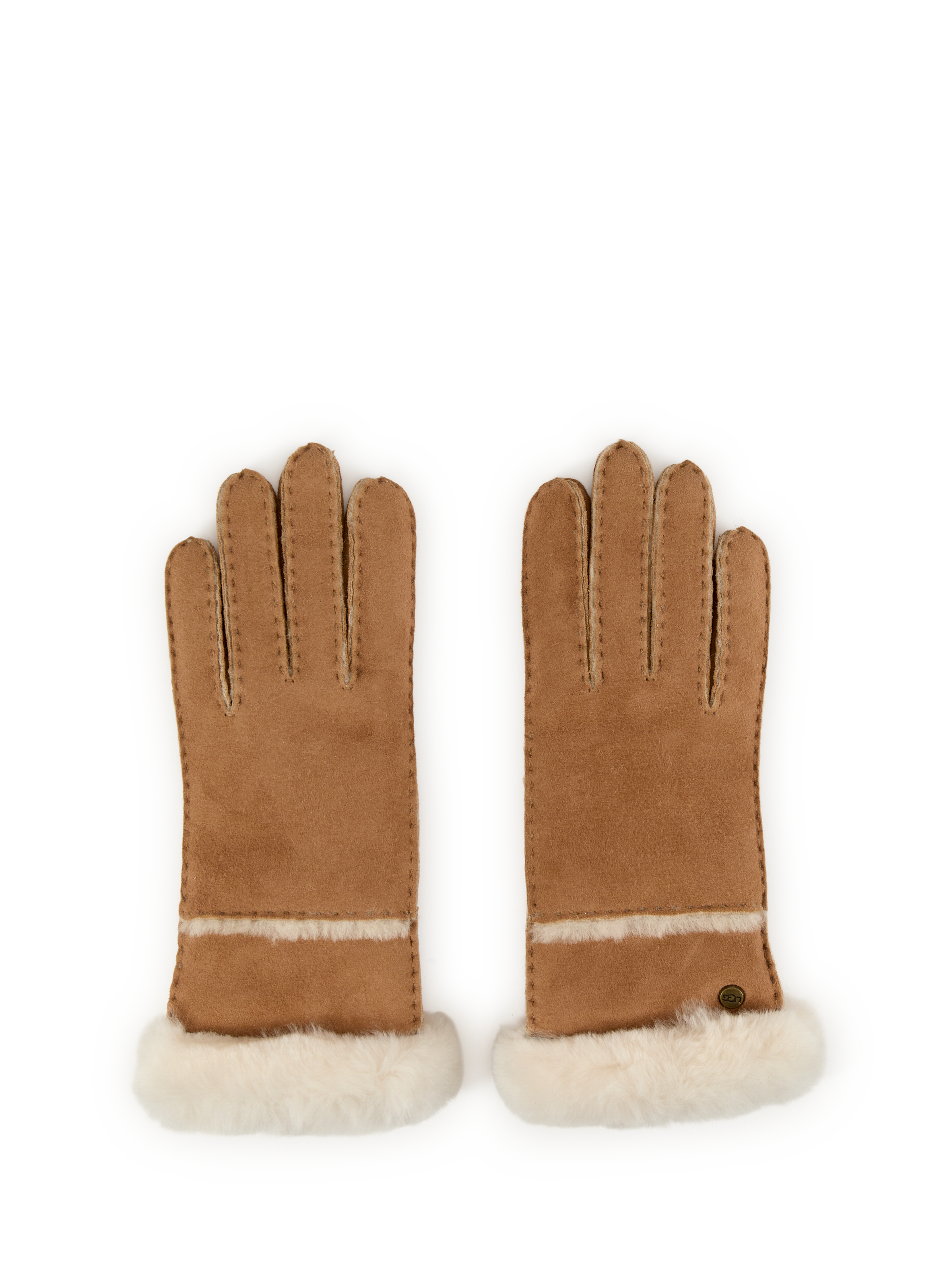 UGG Gants en peau de mouton Brown