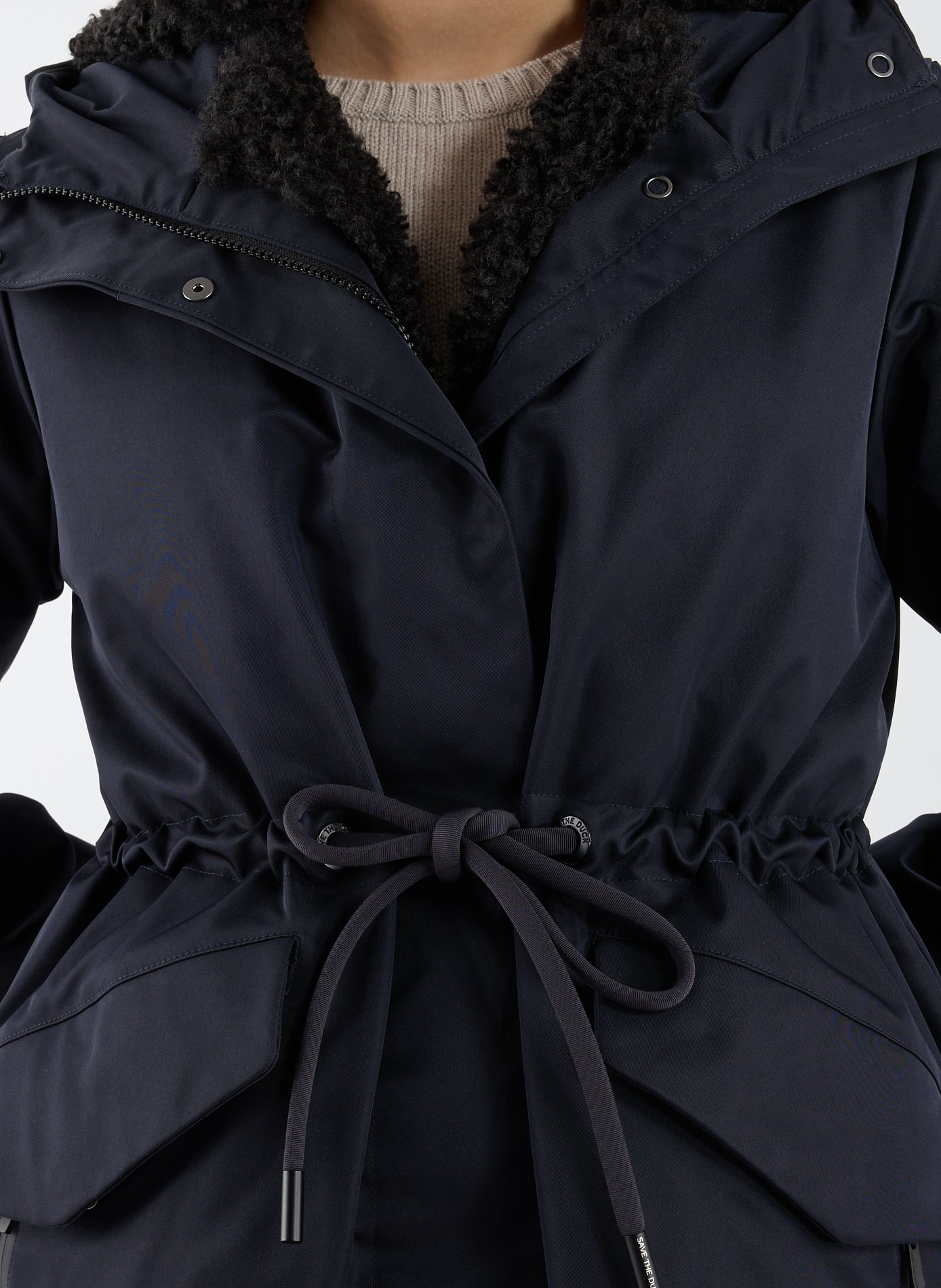 Parka à capuche  SAVE THE DUCK Noir