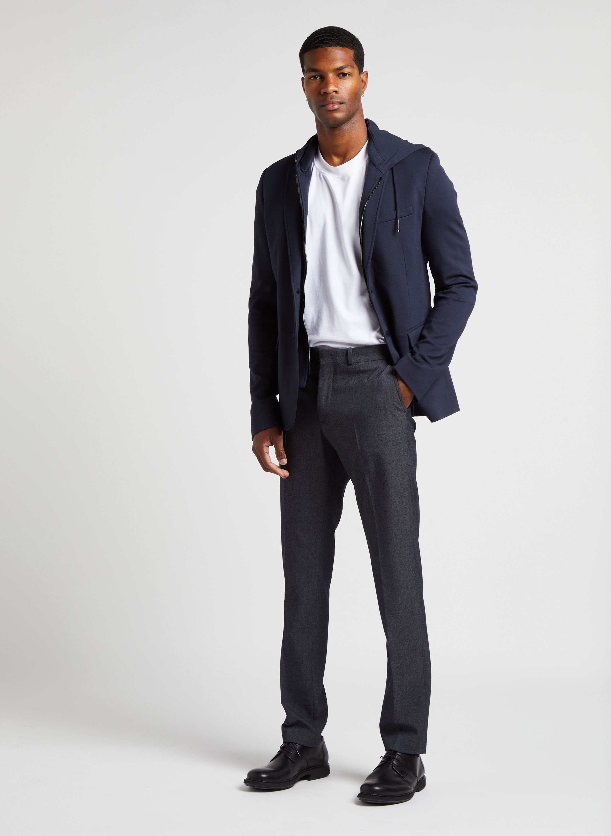 Veste col tailleur avec gilet amovible IKKS Bleu