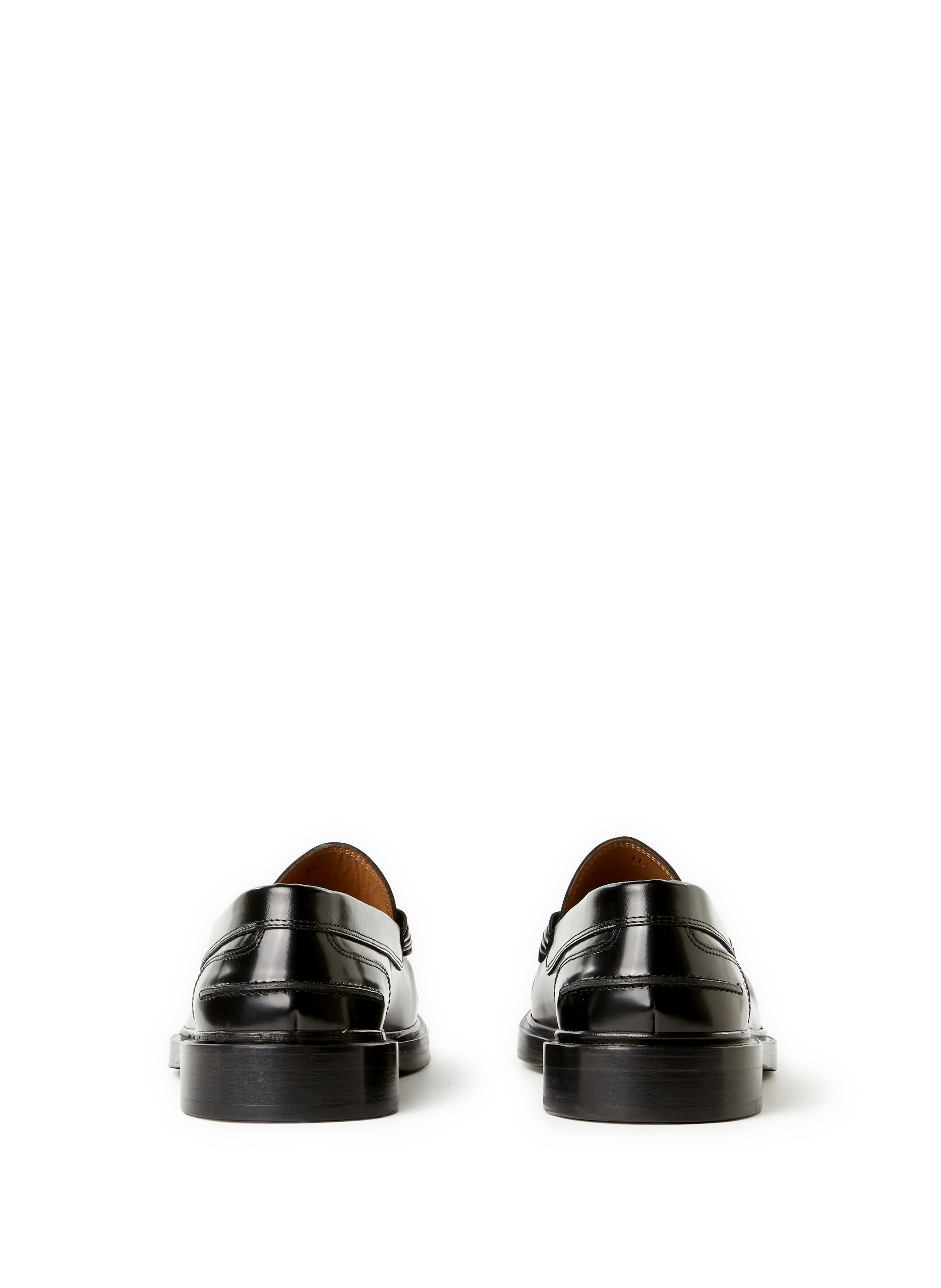 Leather Allen loafers BOBBIES Black