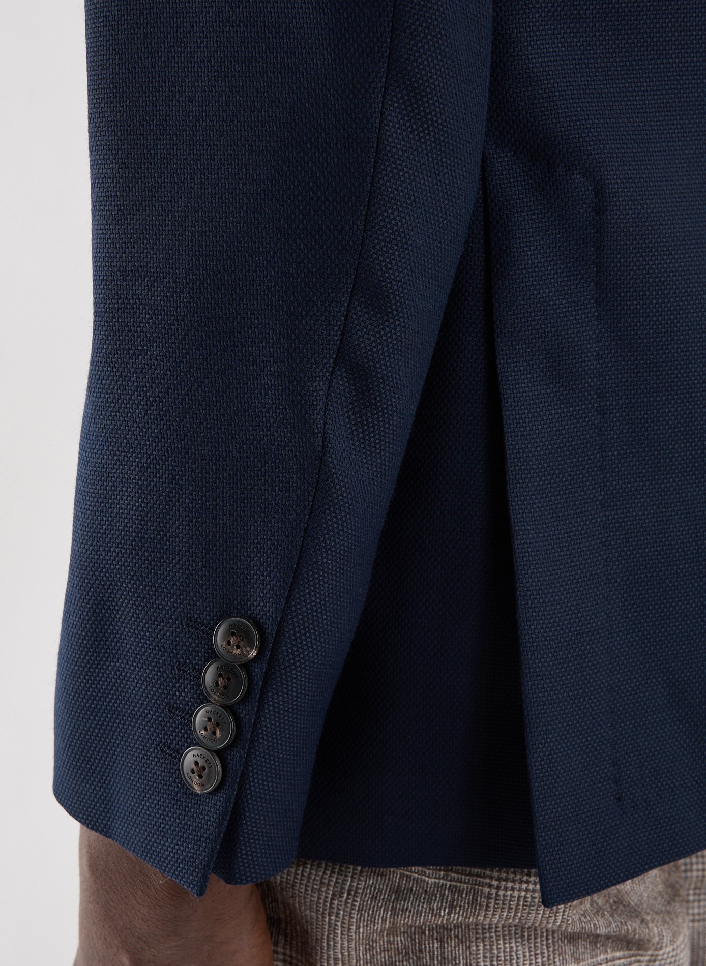 Blazer in blended wool. HACKETT Blue