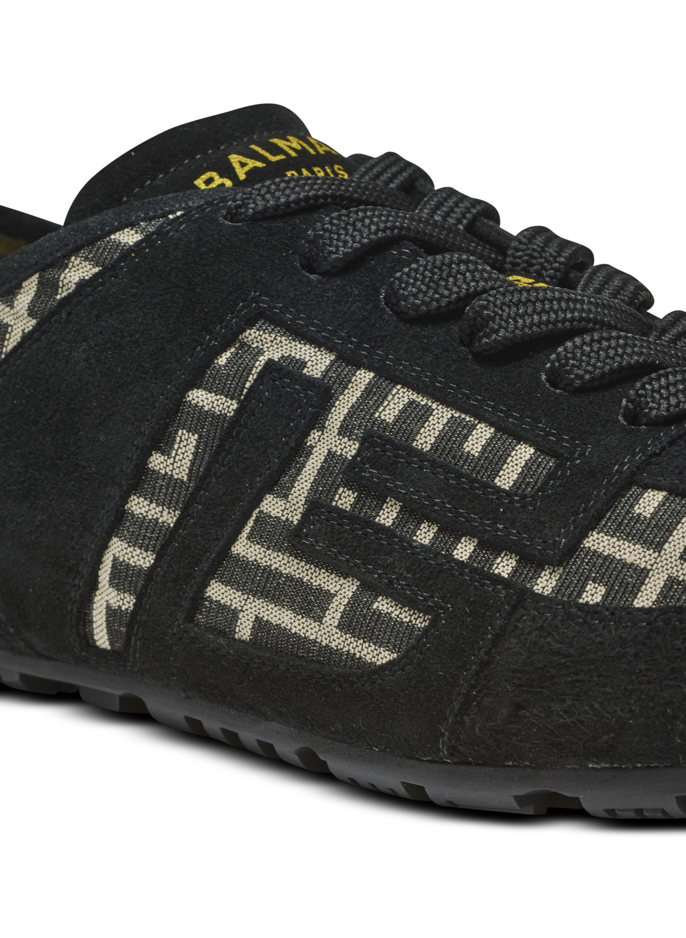 Baskets racer 45 en jacquard monogramme BALMAIN Noir