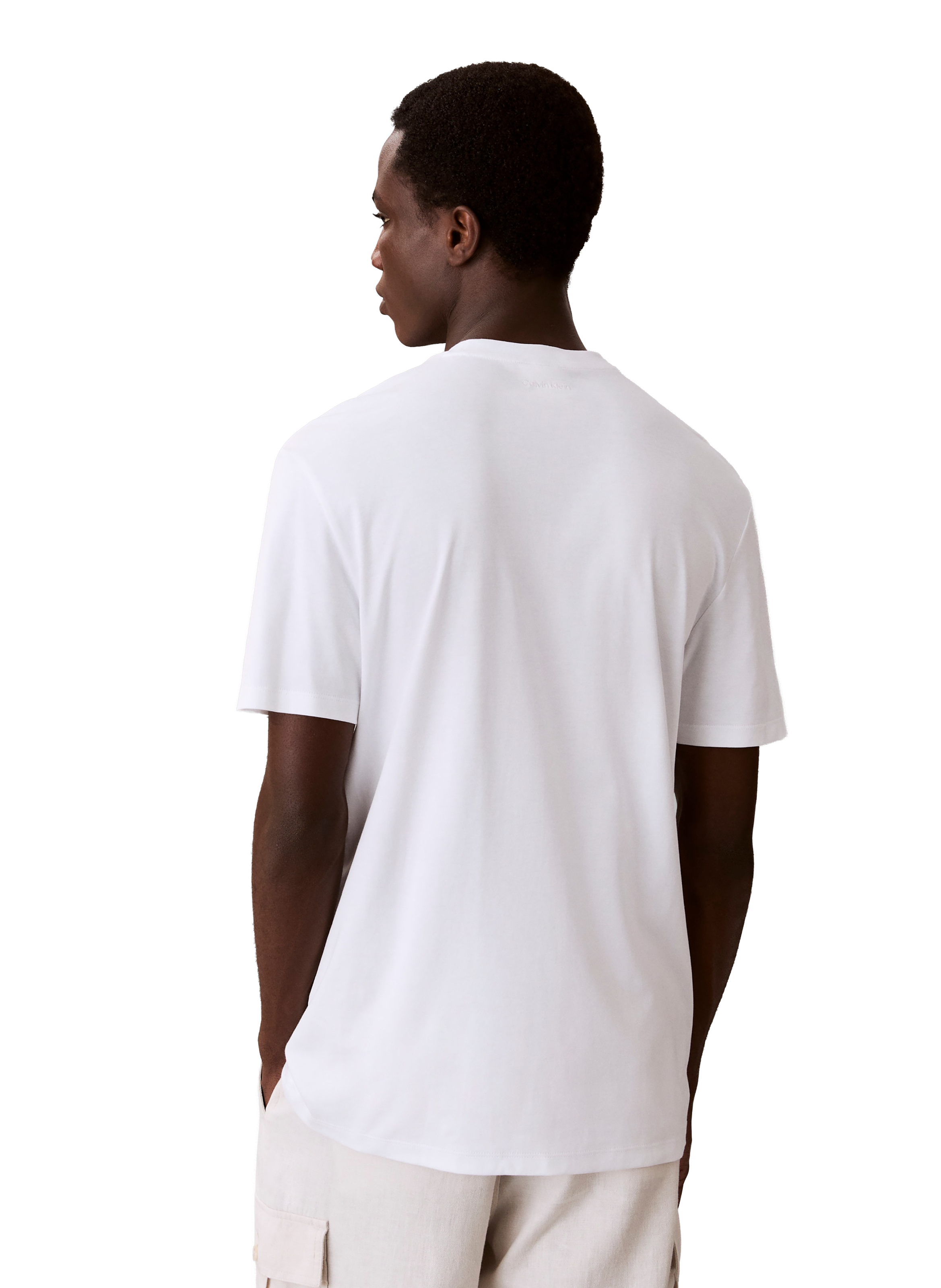 Cotton Logo T-shirt CALVIN KLEIN White