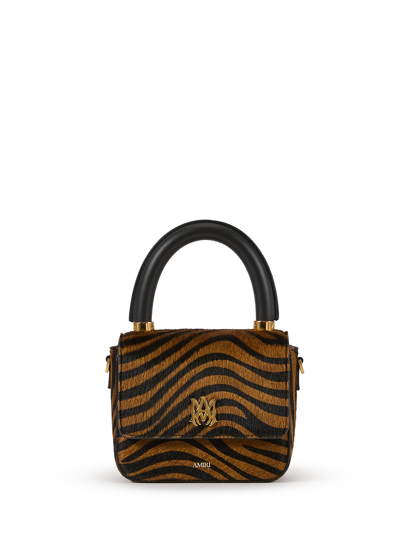 Sac à main Zebra en cuir AMIRI Multicolore