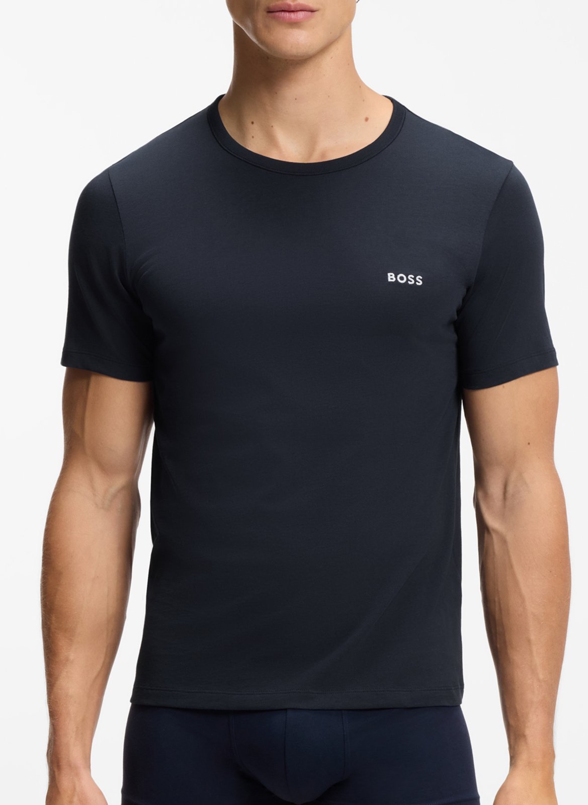 Lot de 3 tee-shirts ajustés en coton BOSS Multicolore