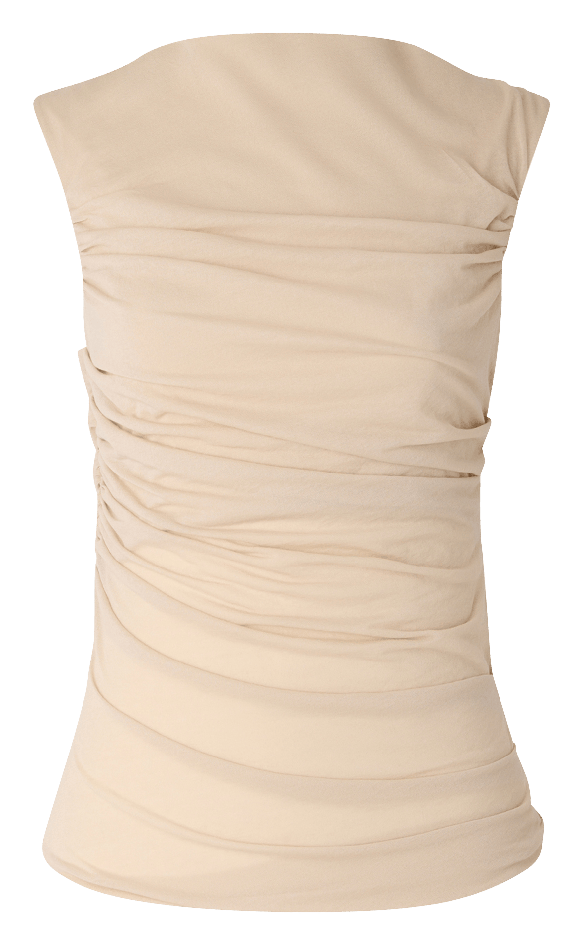Top drapé en coton mélangé irina SOEUR Beige