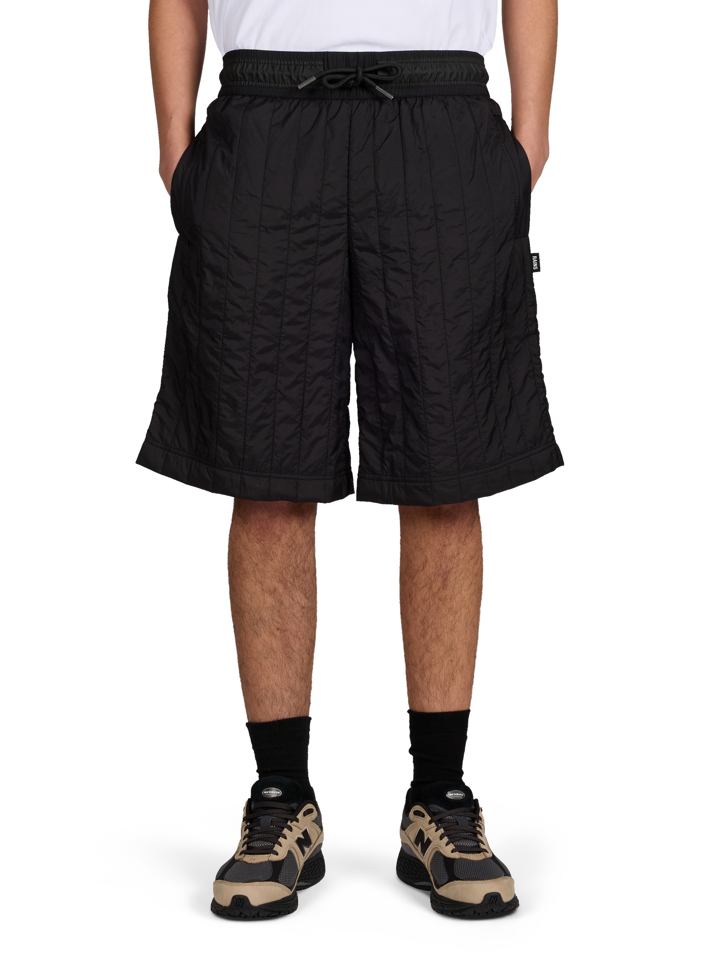 Short Koya Vision matelassé RAINS Noir