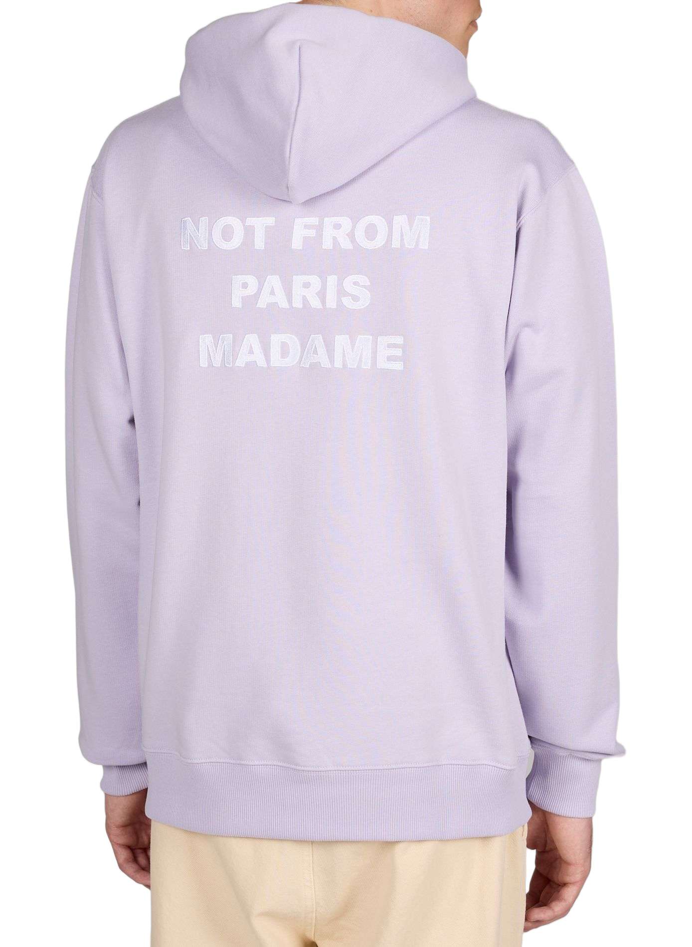 Cotton Hooded Sweatshirt DROLE DE MONSIEUR Purple