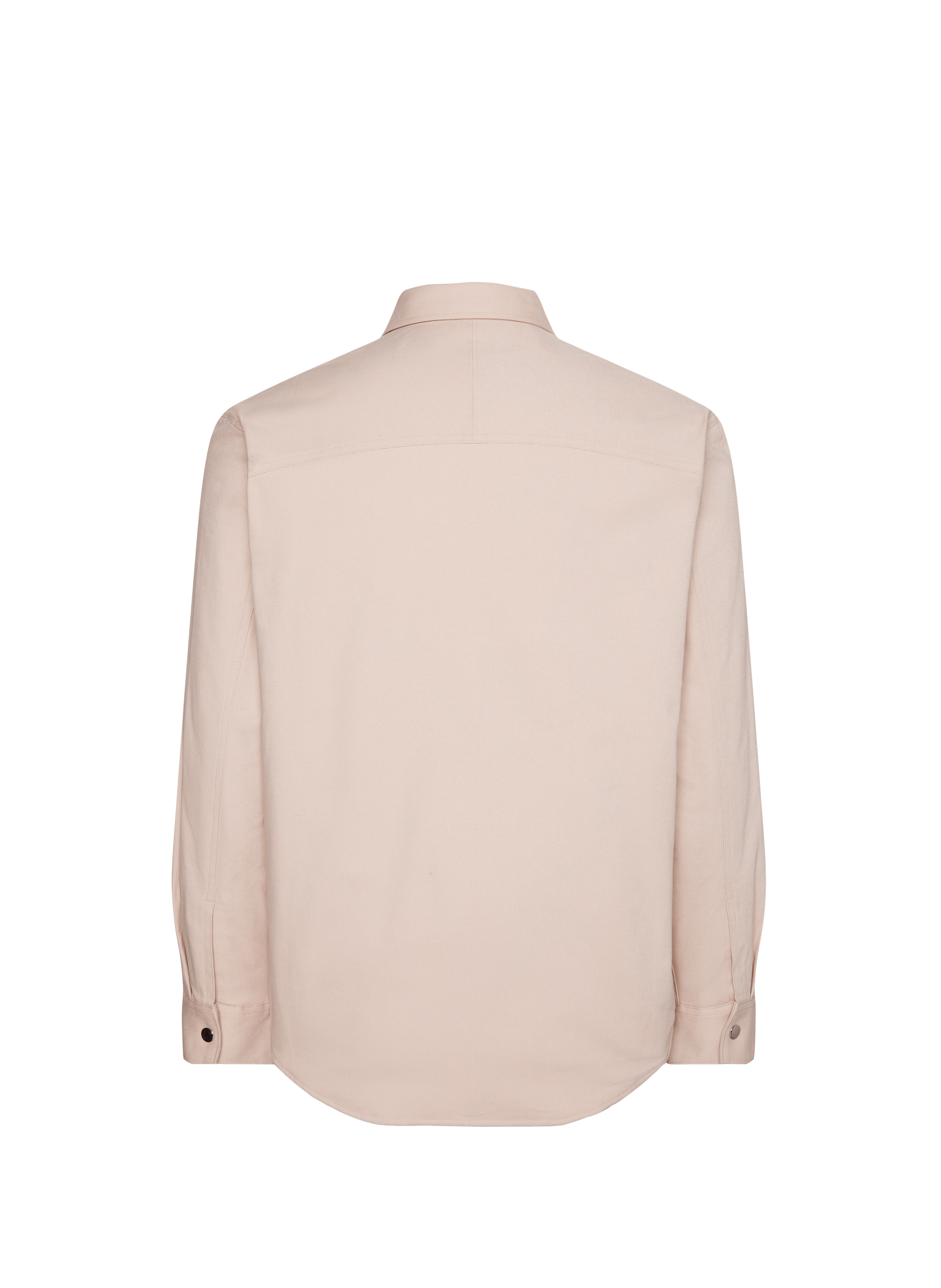 Straight cotton-blend jacket CALVIN KLEIN Beige