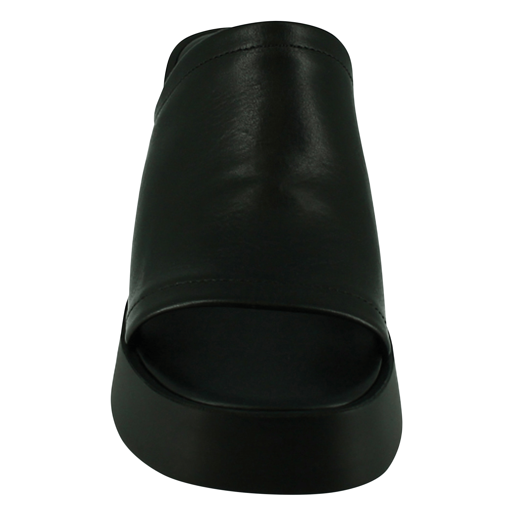 Mules compensées en cuir eugene JONAK Noir