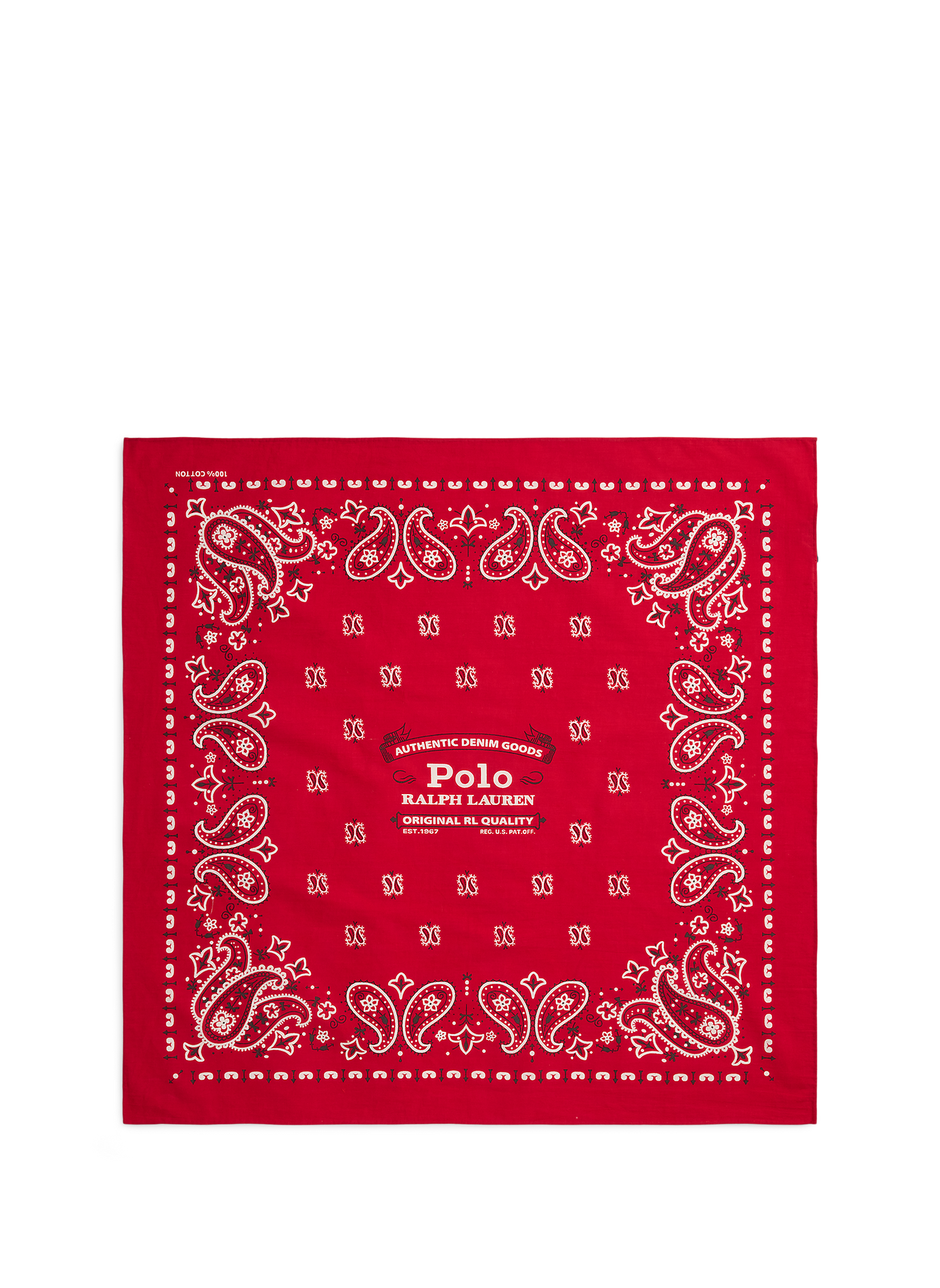 Cotton logo bandana POLO RALPH LAUREN Red