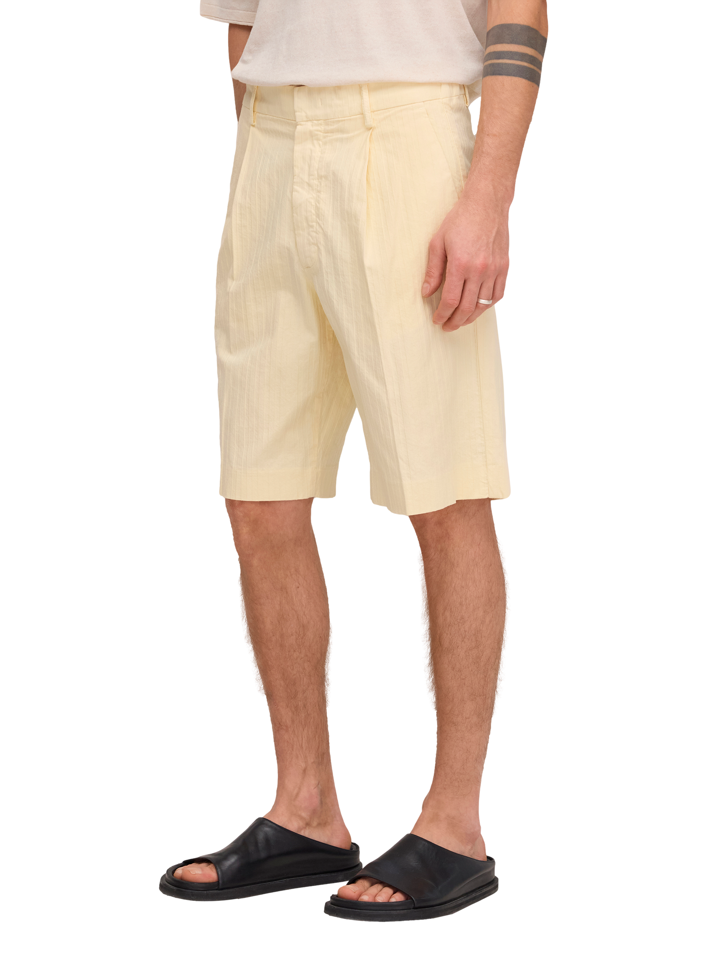 Striped Kay cotton shorts NN.07 Beige