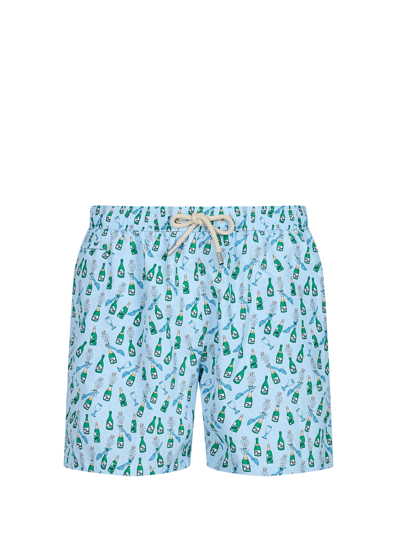 Short de baño estampado Light Fantasy MC2 SAINT BARTH Azul