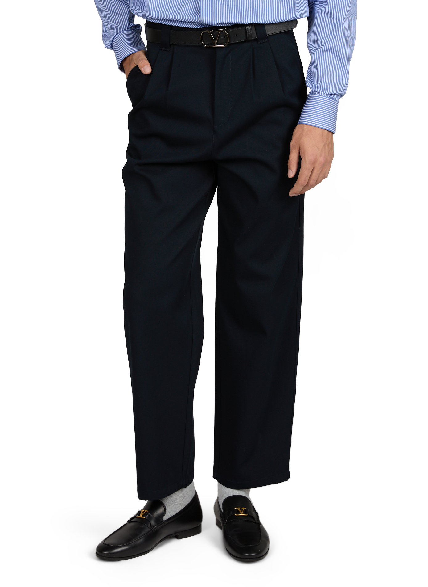 Pantalon droit Ricky en coton A.P.C. Bleu