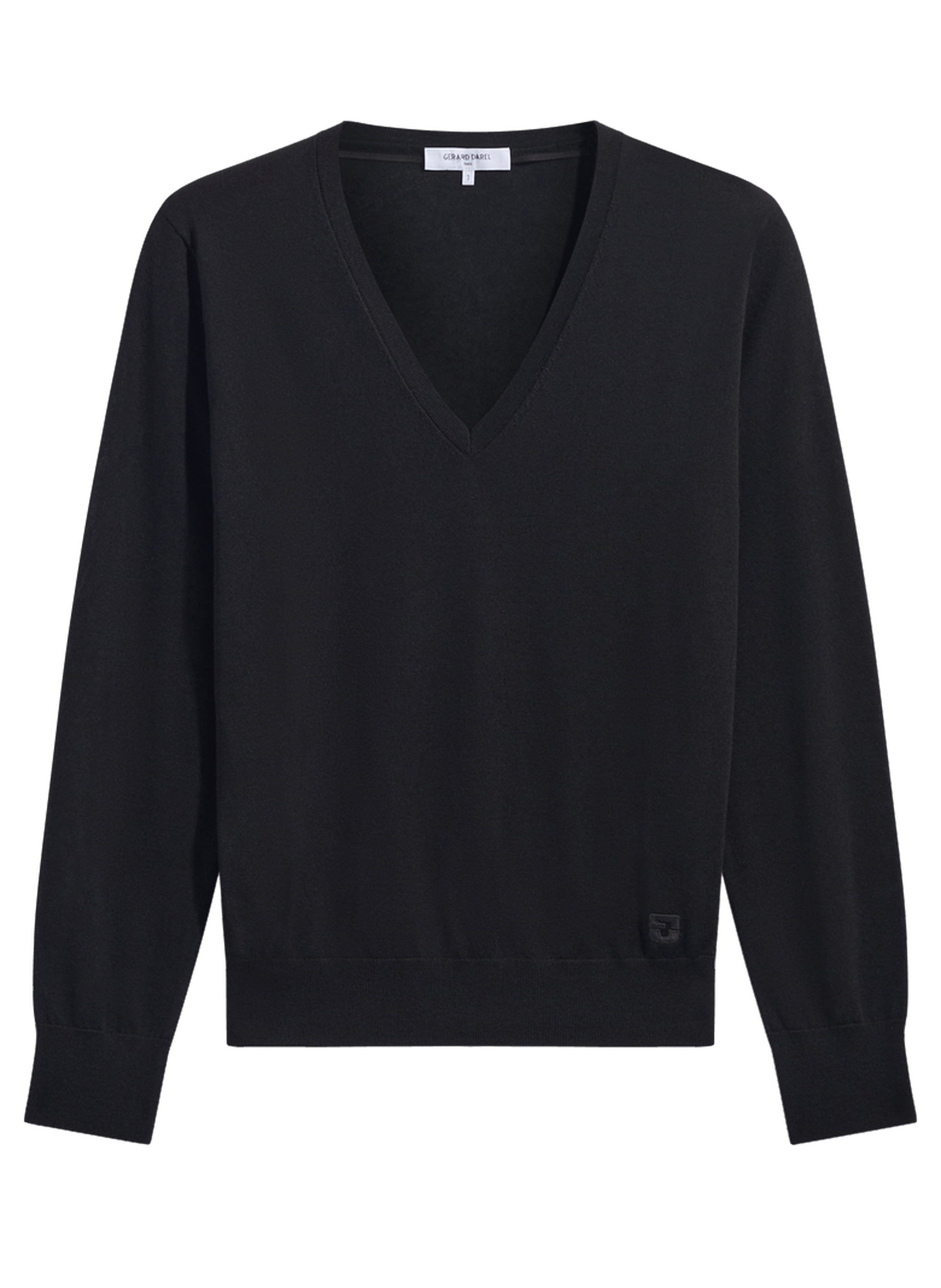 Pull v en laine fine - rachel GERARD DAREL Noir
