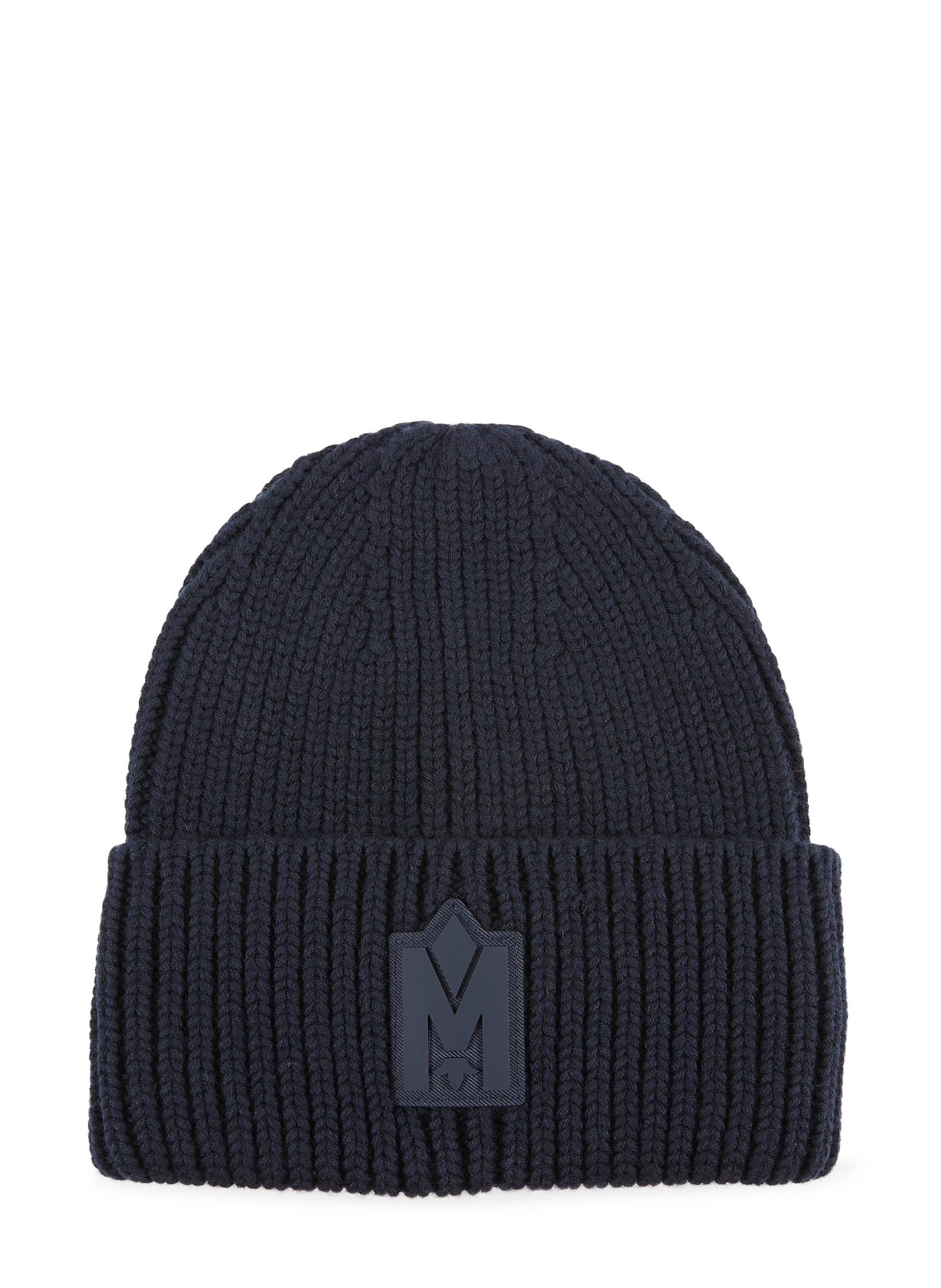 Bonnet en maille en laine mélangé MACKAGE Bleu
