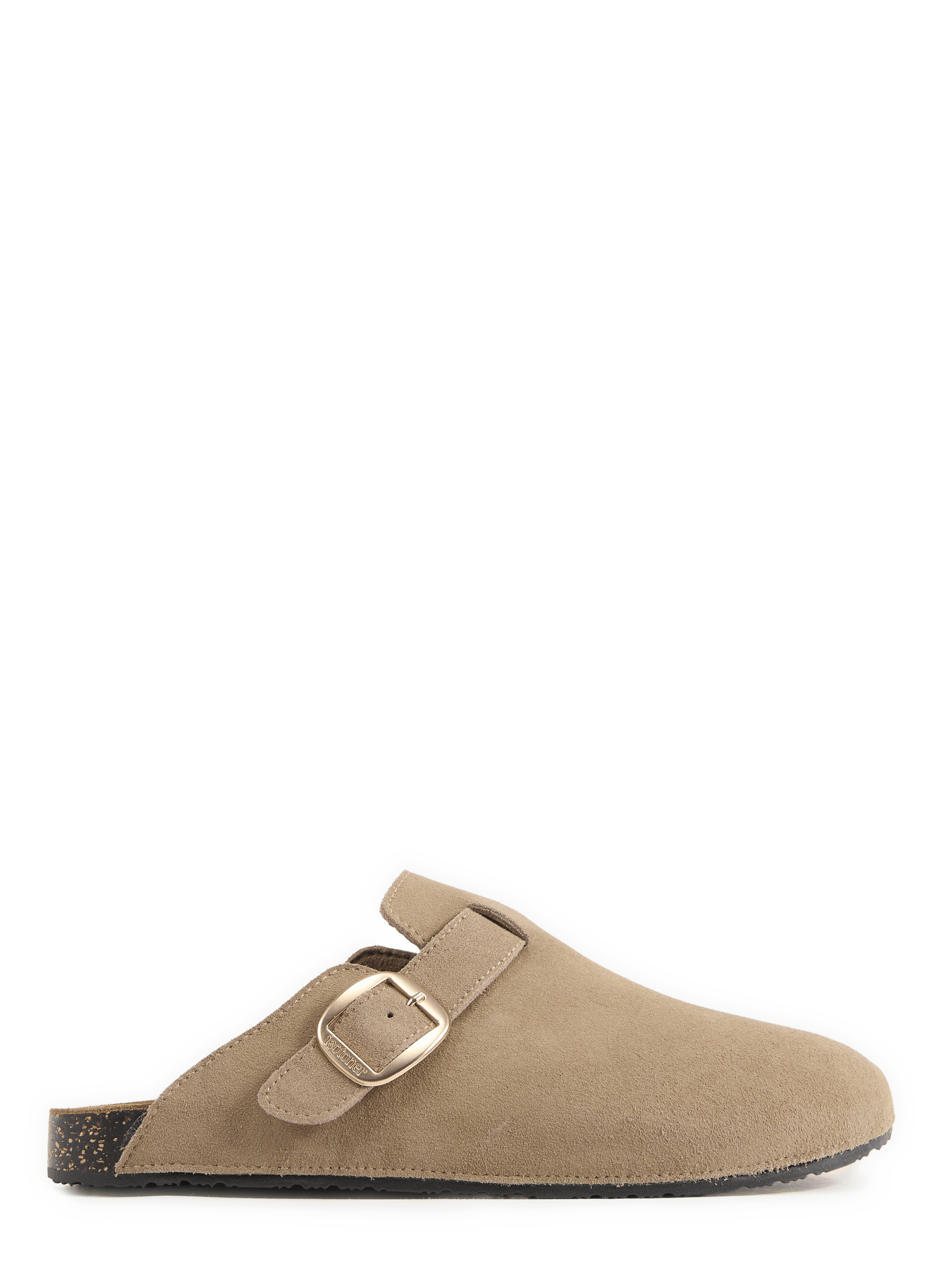 Leather Mules ISOTONER Beige