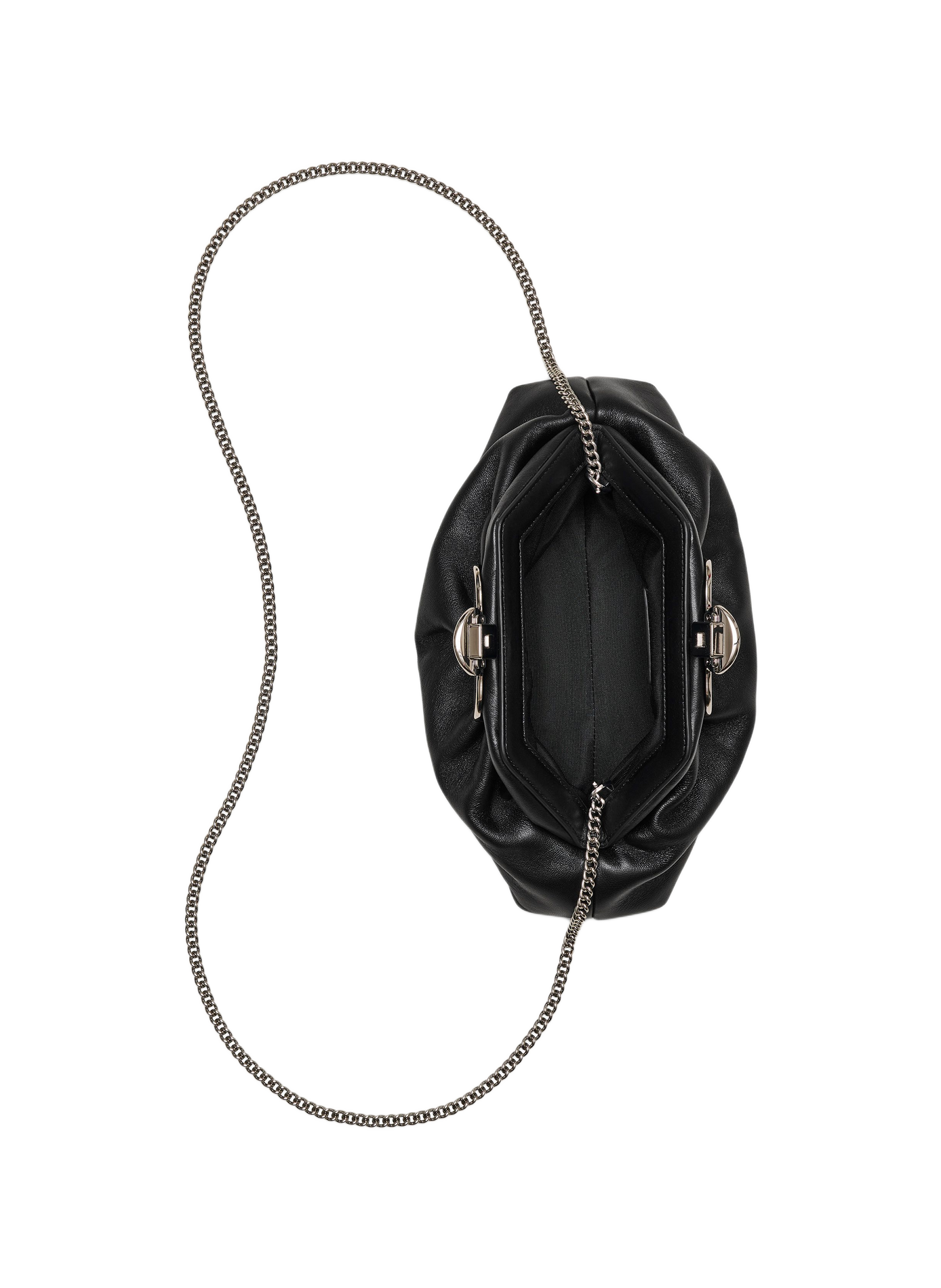 Handtasche The Small Claw Clip MARC JACOBS Schwarz