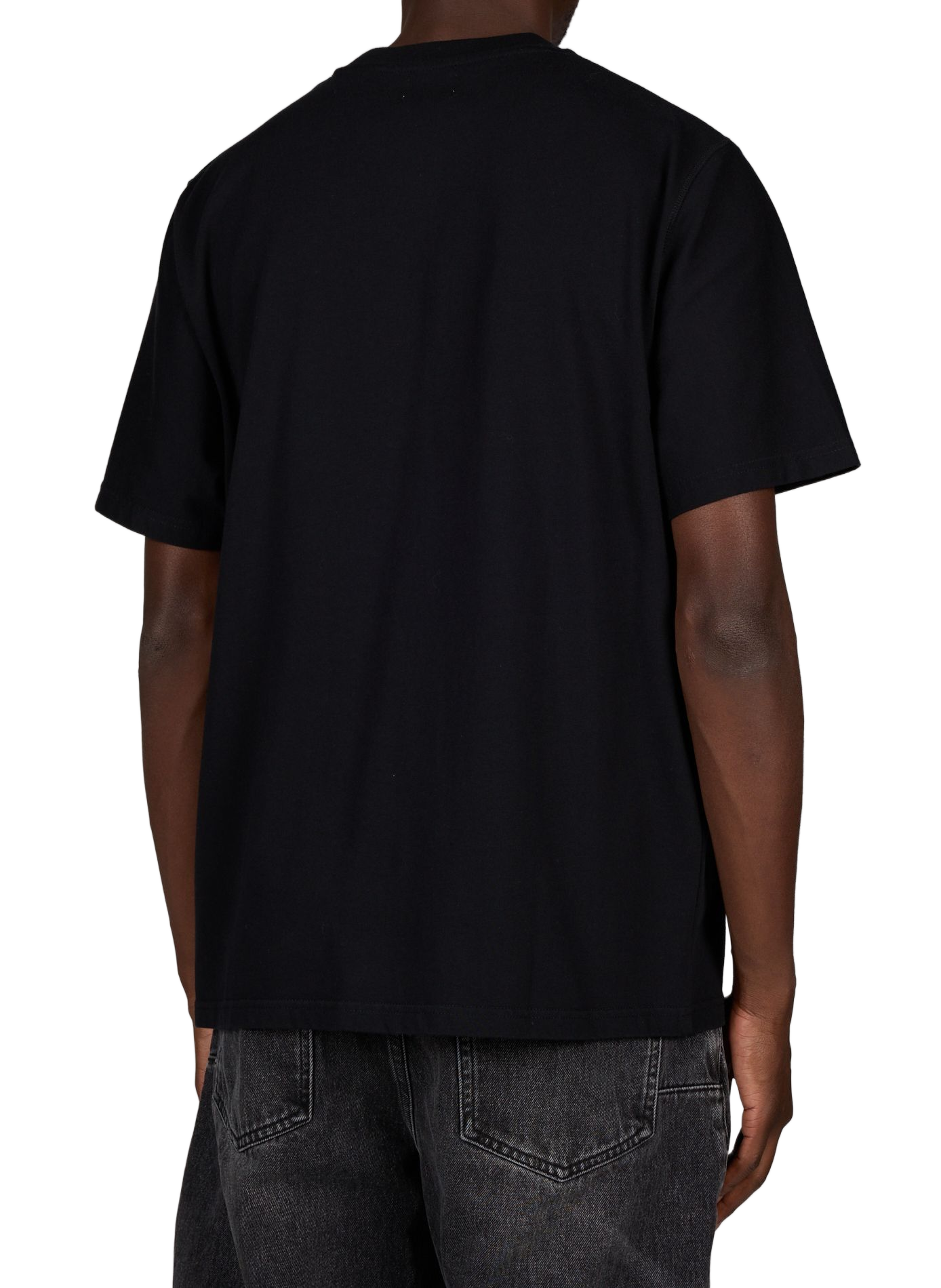 Oversize Rundhalsausschnitt T-Shirt aus Baumwolle ARTE ANTWERP Schwarz
