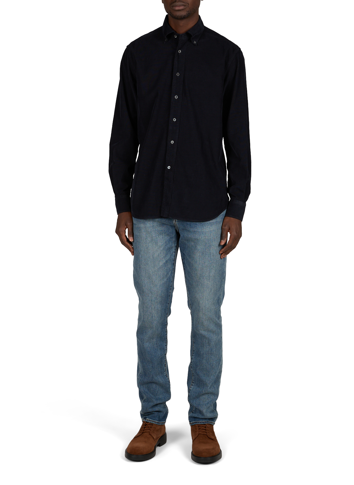 Baumwollhemd CORNELIANI Blau