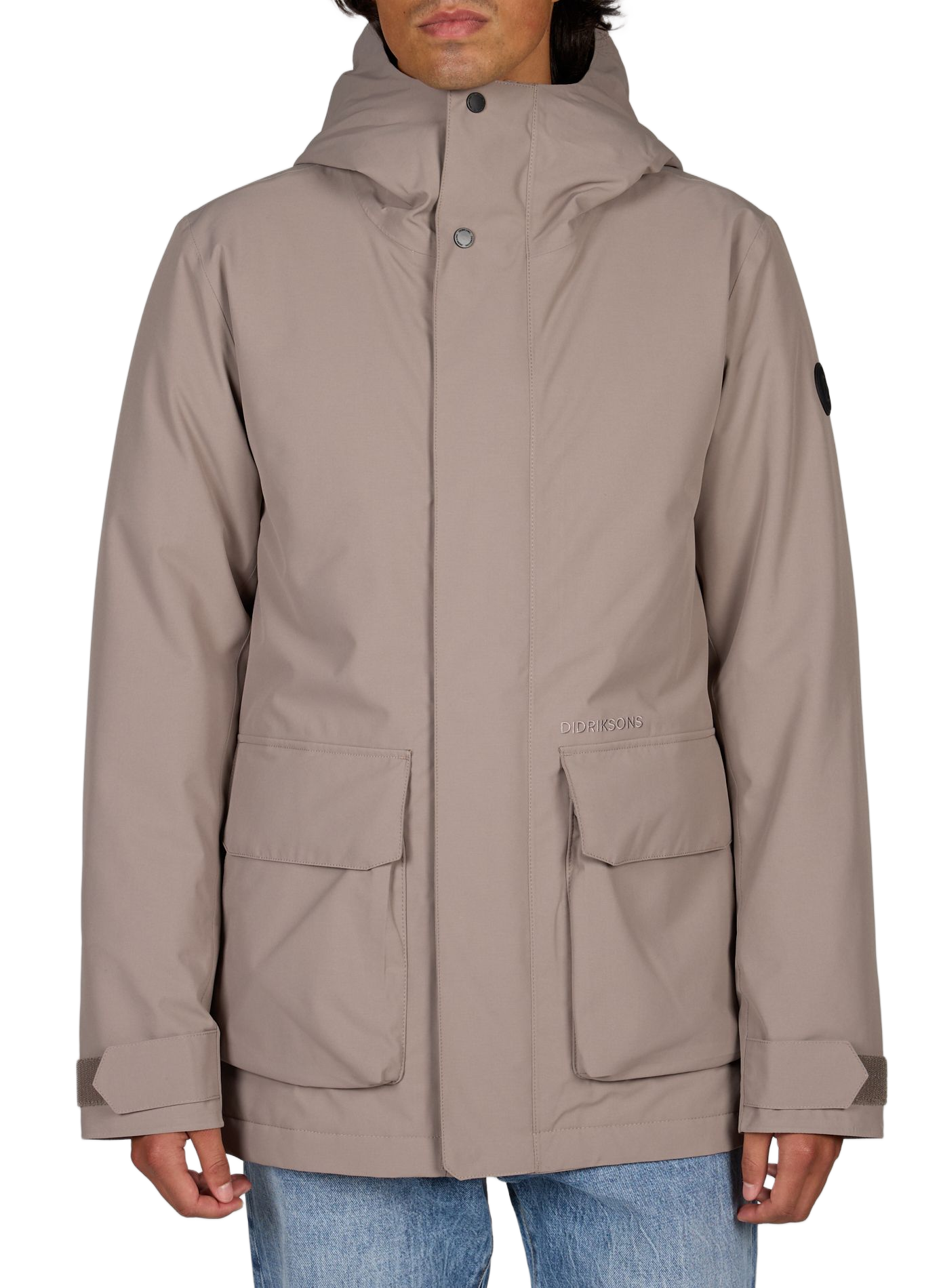 Rechte parka met capuchon DIDRIKSONS Bruin
