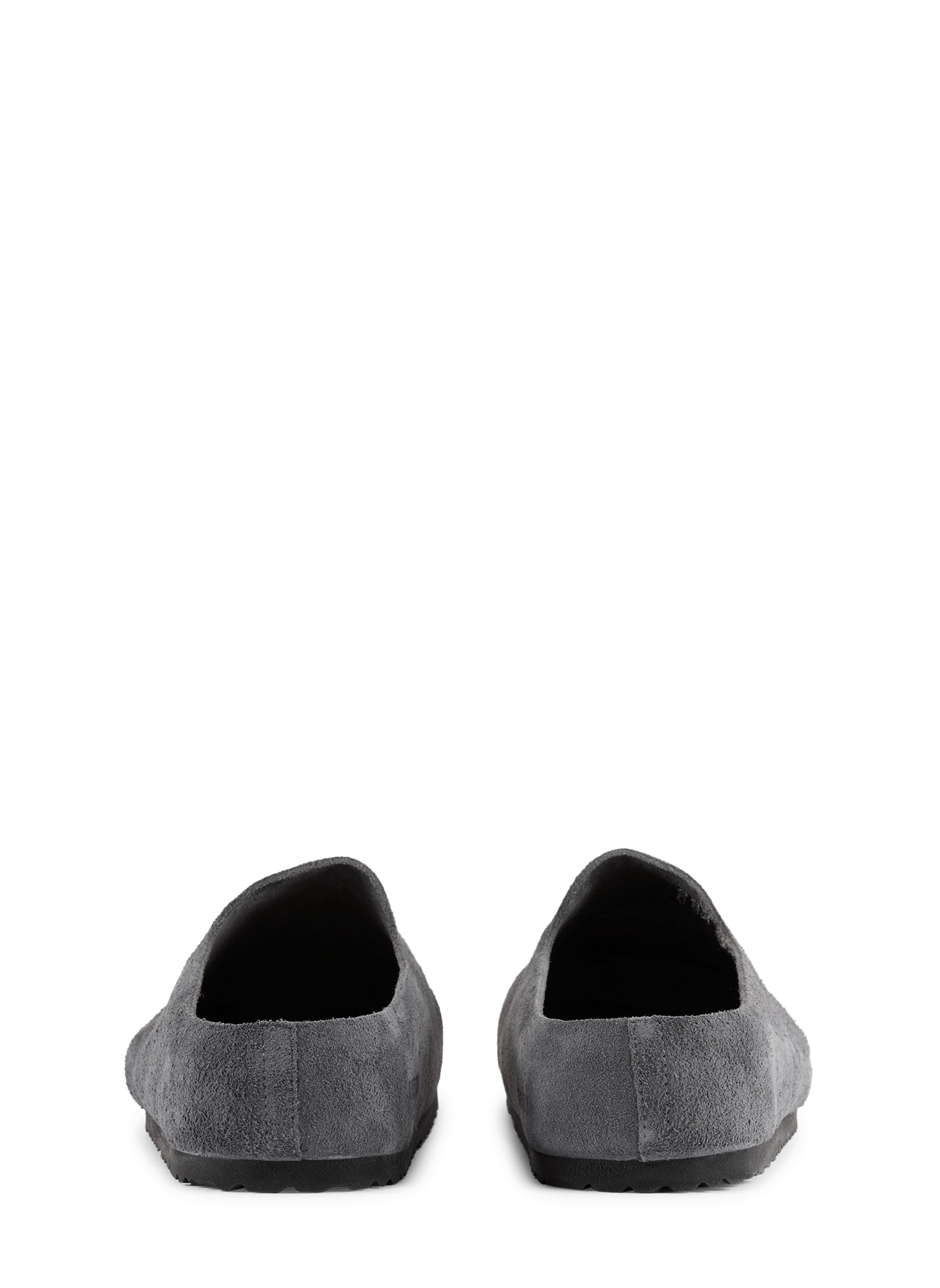 Mules Amsterdam Wrapped en cuir daim BIRKENSTOCK Gris