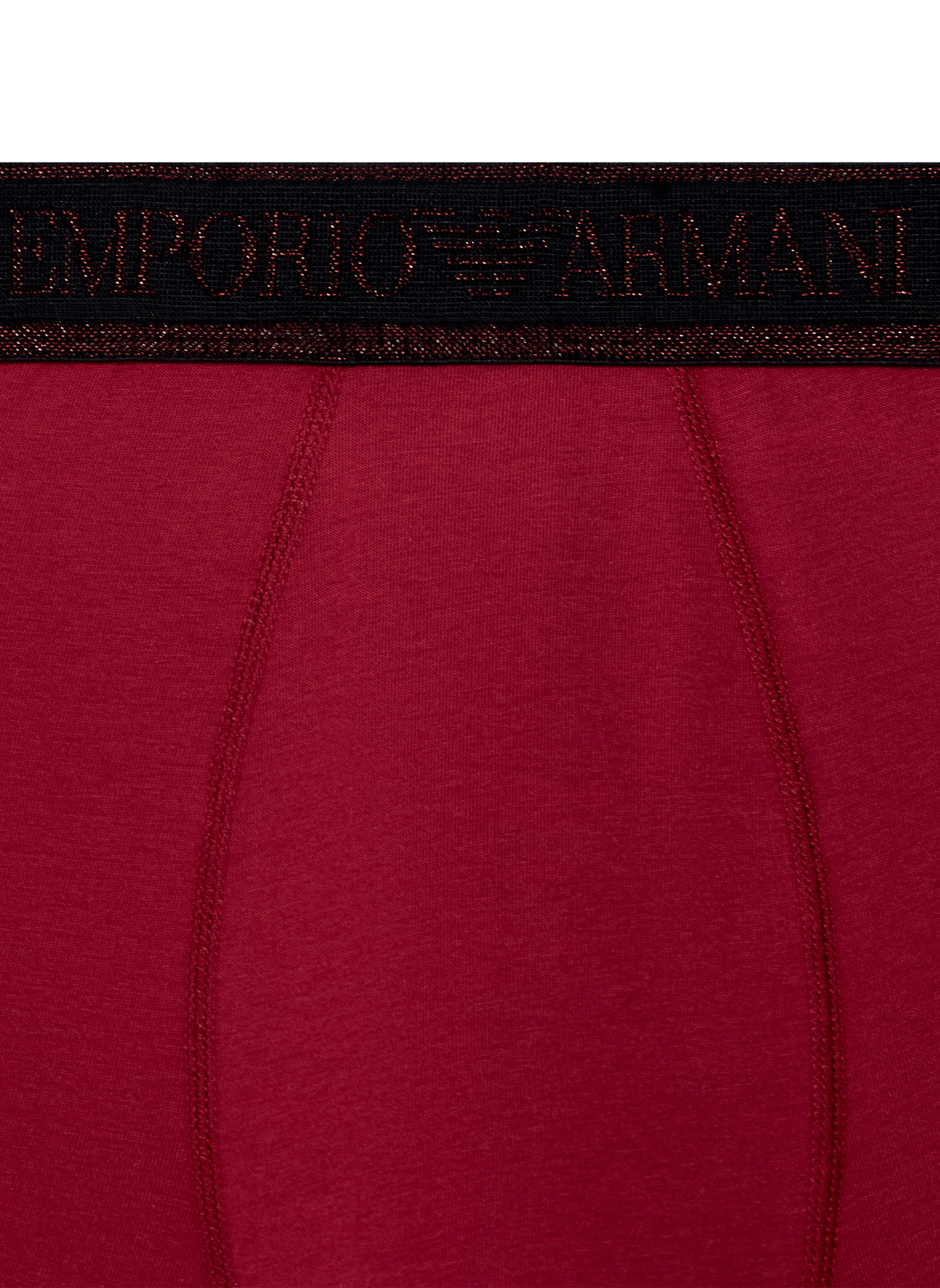 Set van 2 boxershorts met glitterband EMPORIO ARMANI Rood