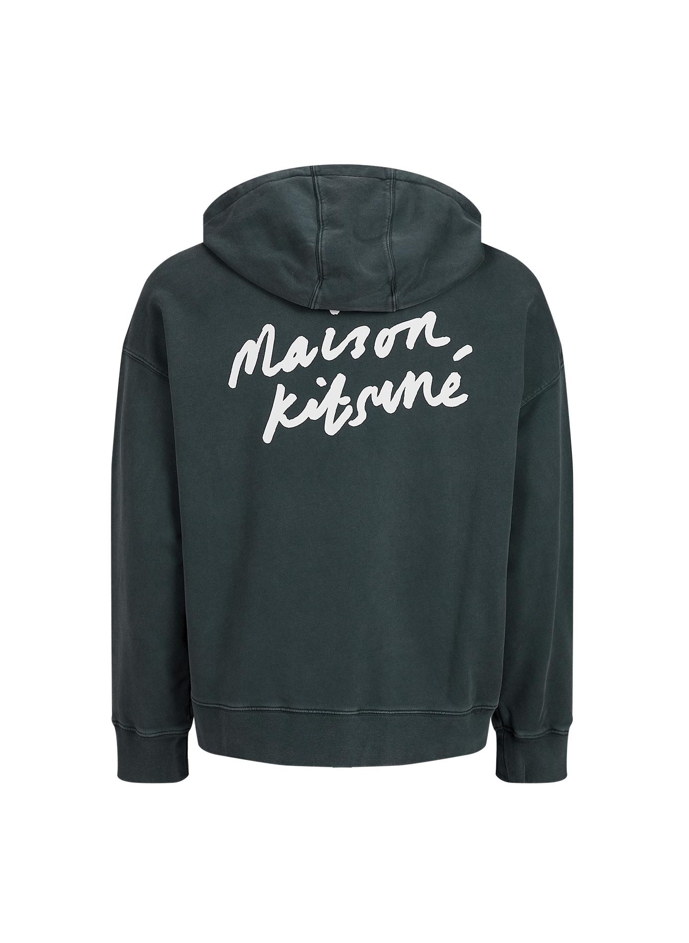Oversize Baumwoll-Sweatshirt MAISON KITSUNÉ Grun