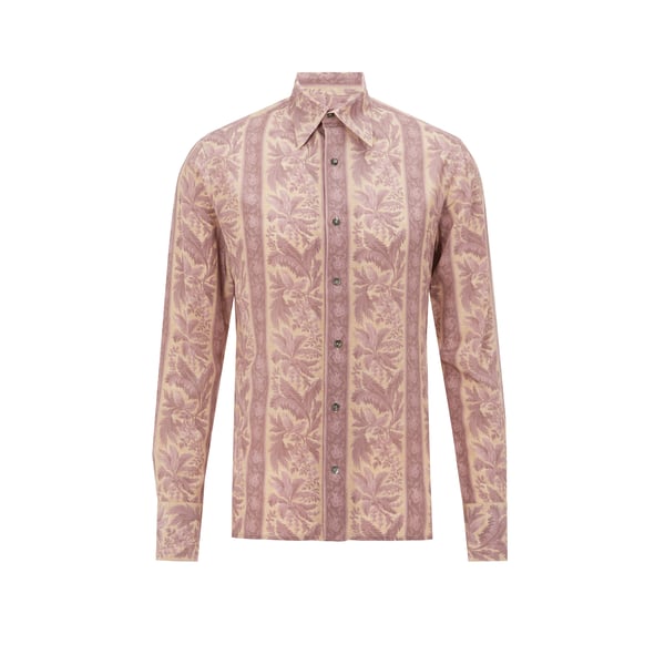 Chemise à imprimé en soie