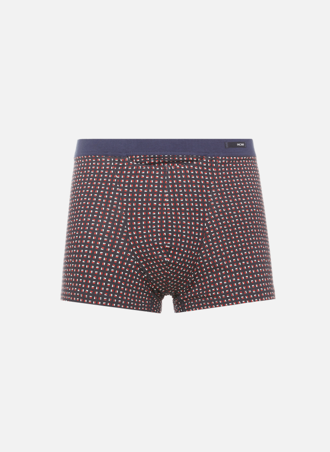 Cotton and modal print boxers HOM