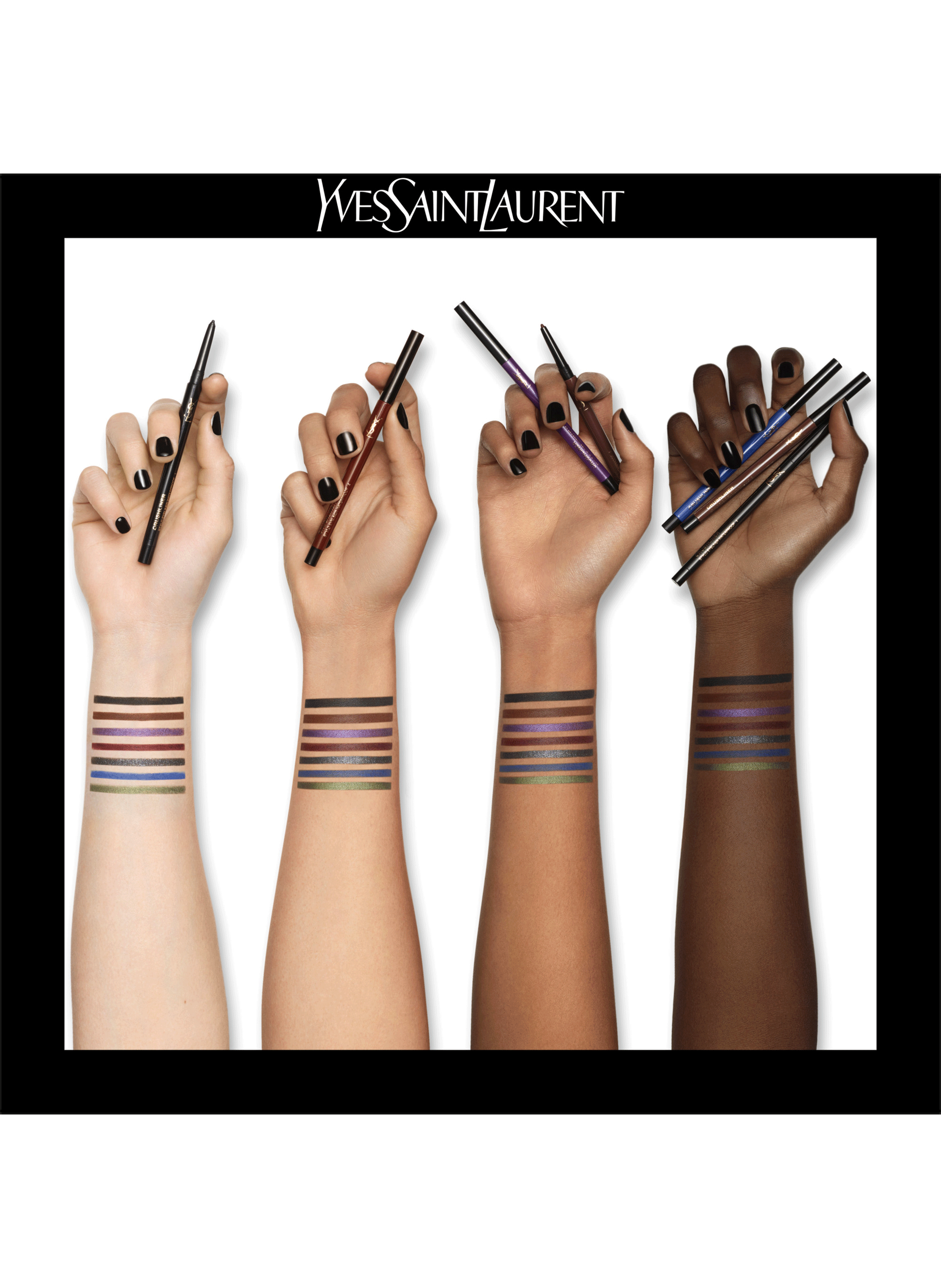 Crushliner crayon yeux YVES SAINT LAURENT N°1 noir intense
