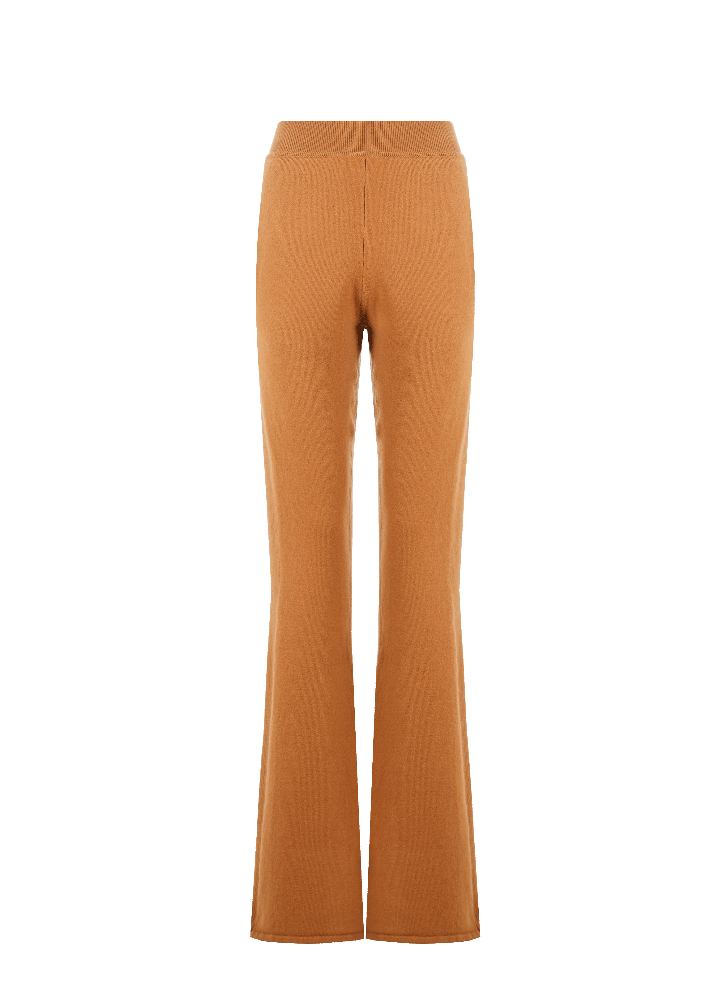 Pantalon flare en laine vierge et cachemire