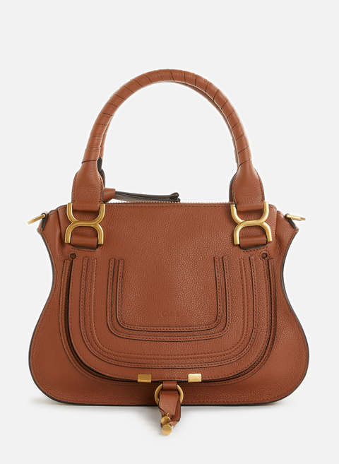 Marcie leather handbag BrownCHLOÉ 