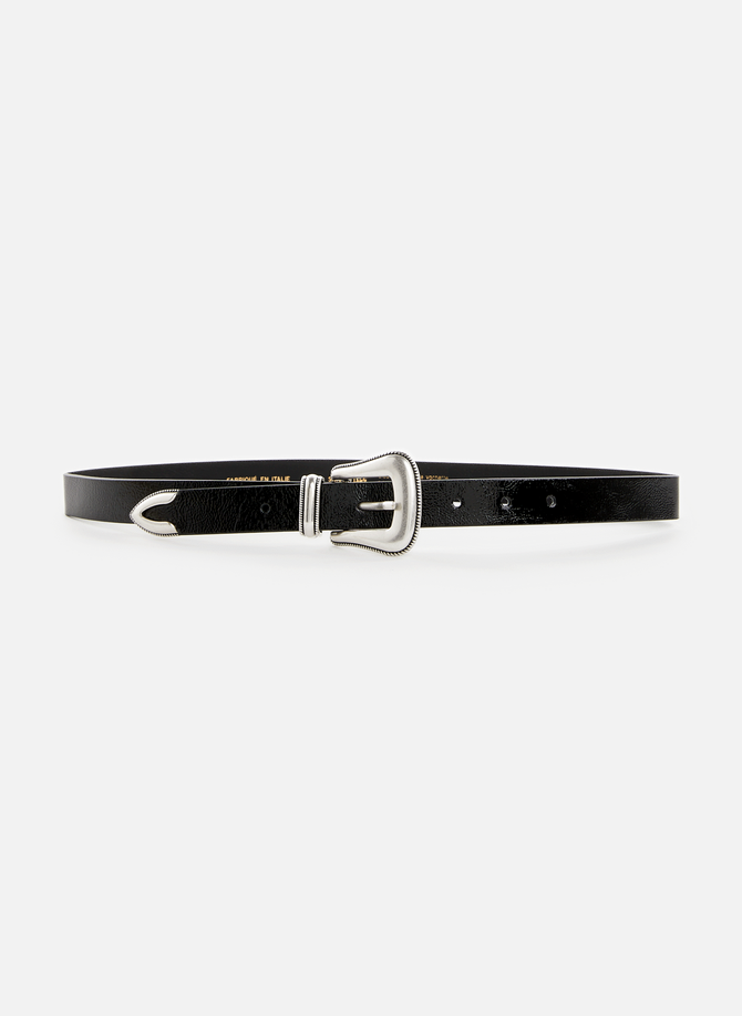 Patent leather belt SAISON 1865