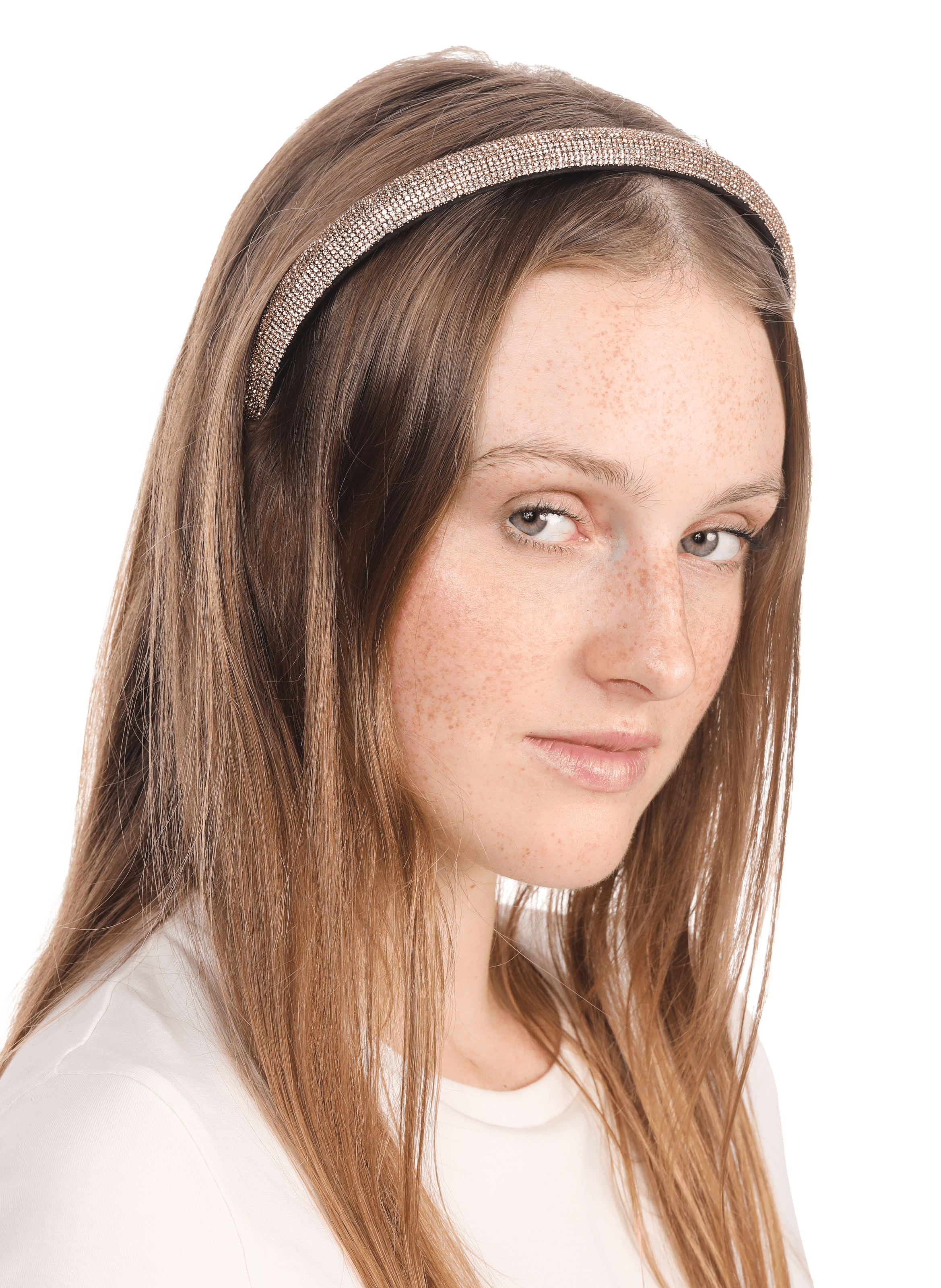 Serre-tête à strass SAISON 1865 Rose