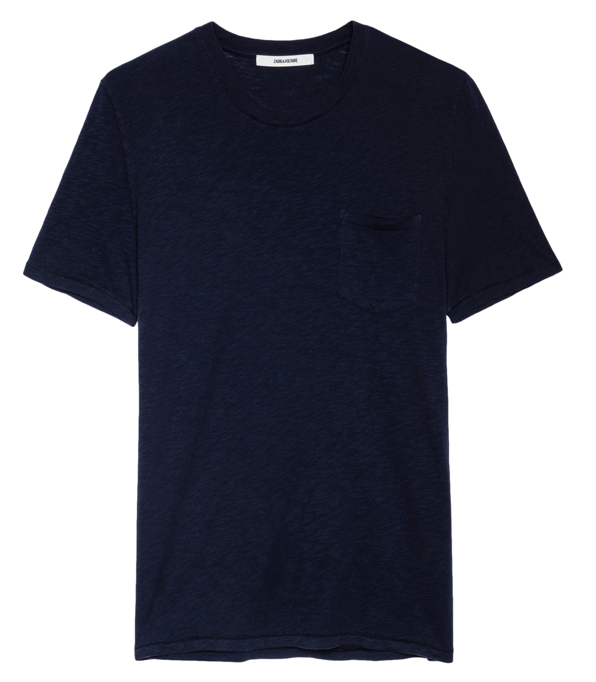 Tee-shirt droit en coton stockholm ZADIG&VOLTAIRE Bleu