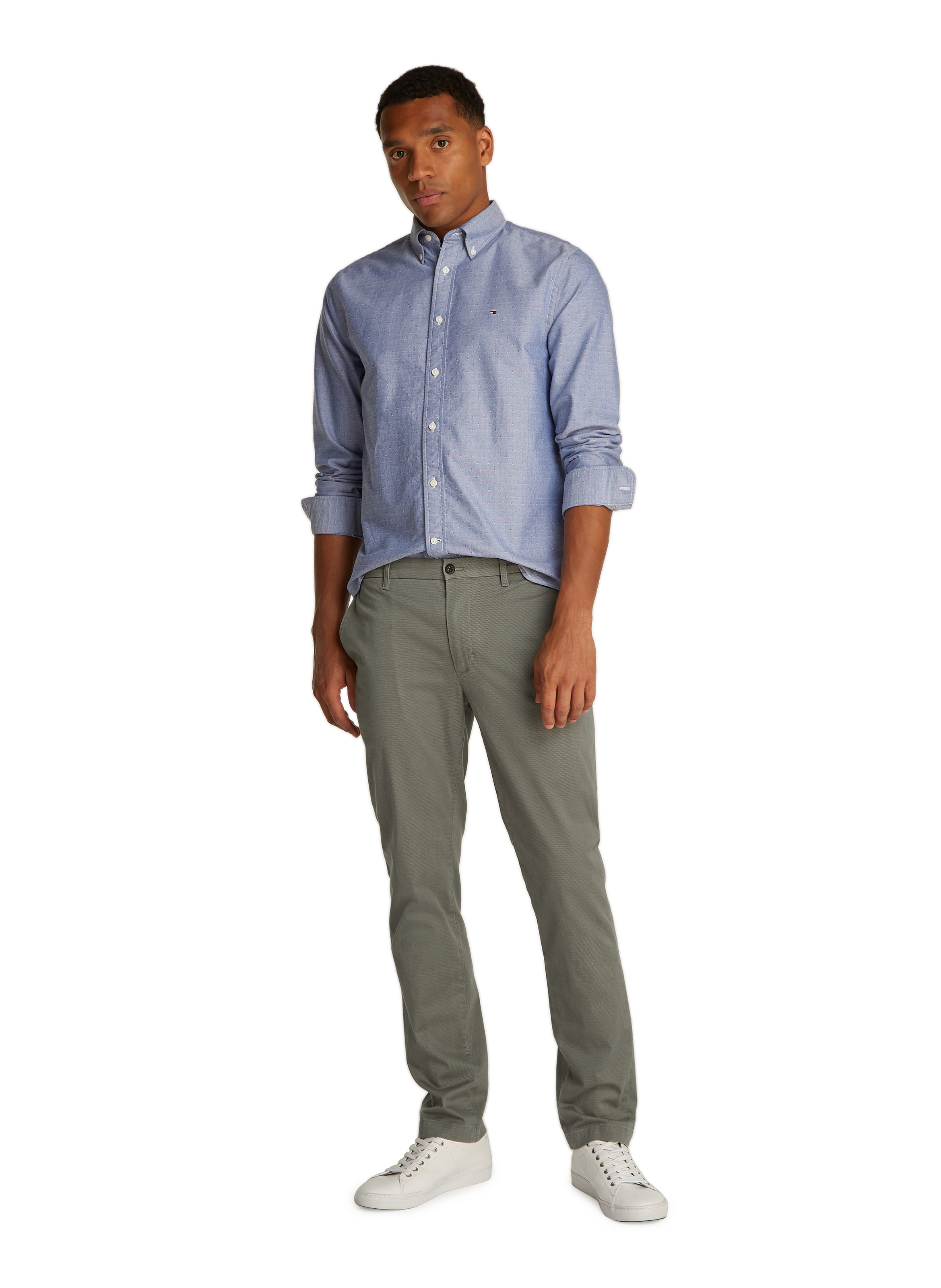 Slim-fit chinos TOMMY HILFIGER Grey