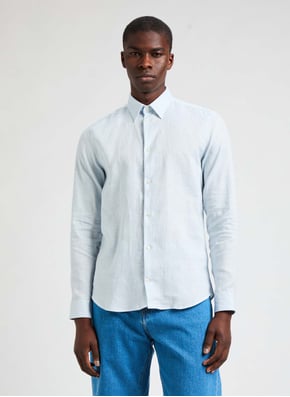 Linen Flin Shirt AU PRINTEMPS PARIS Linen Flin Shirt AU PRINTEMPS PARIS