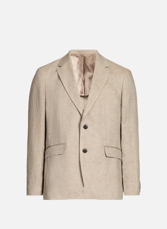 Washed linen blazer Beige by HACKETT HACKETT Washed linen blazer Beige