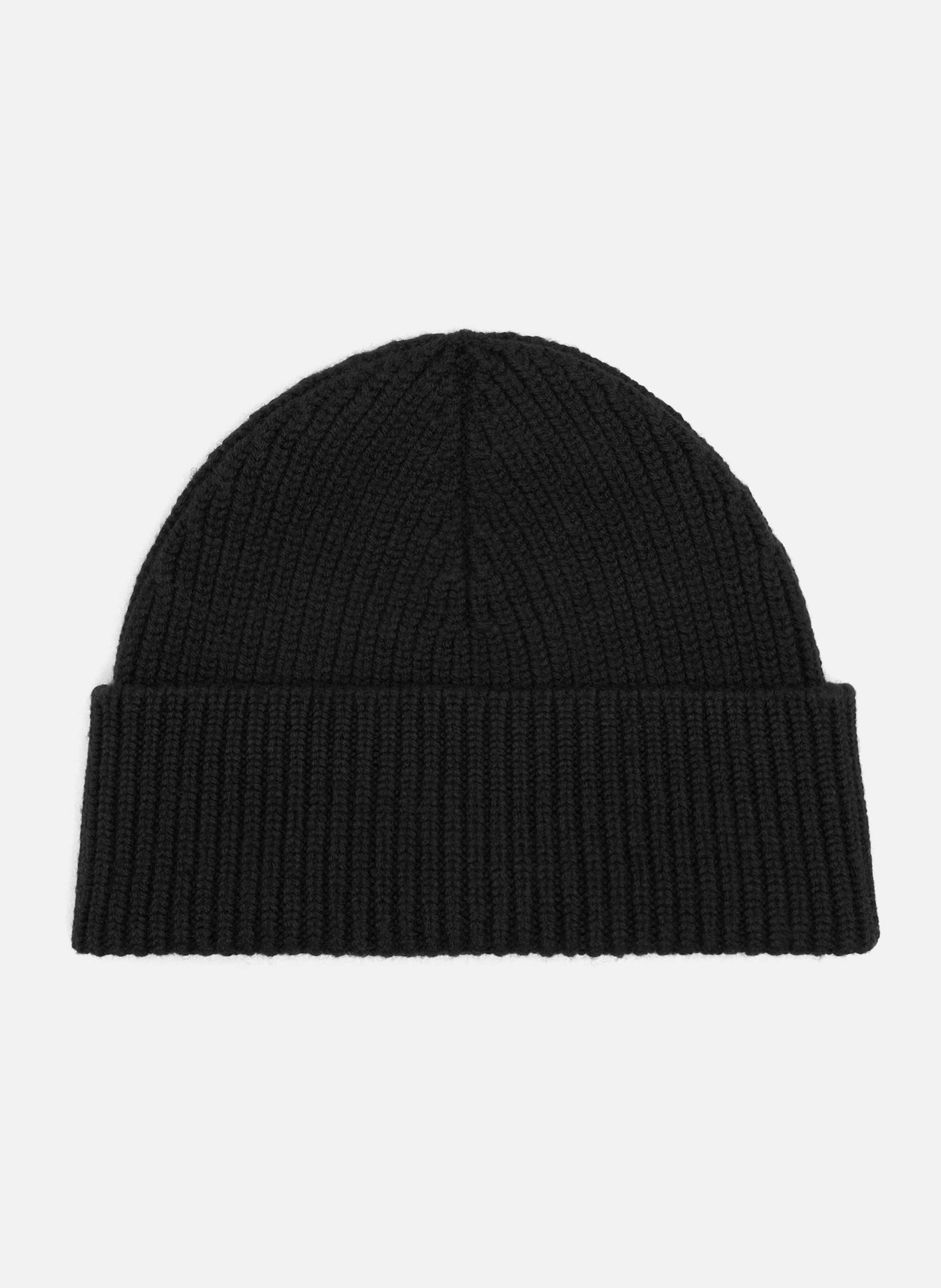 Bonnet ami de coeur en laine unisexe AMI PARIS Noir