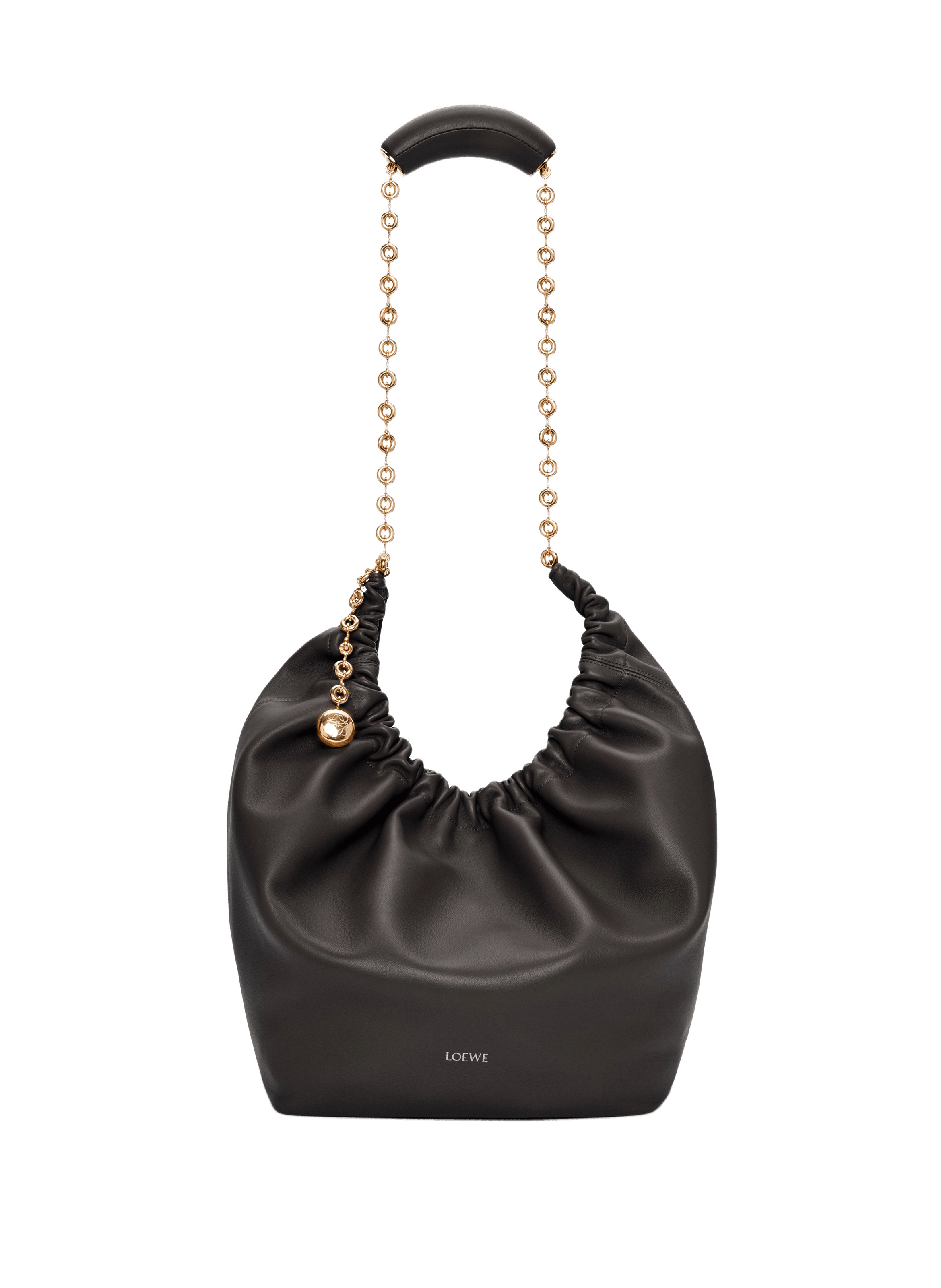 Medium lamb leather Squeeze bag LOEWE Black