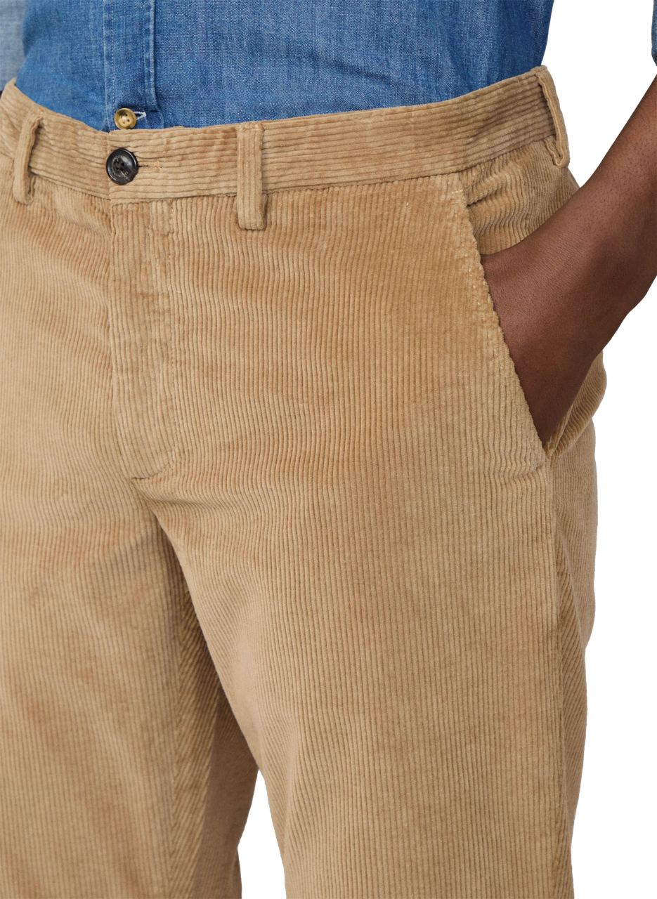 Pantalon chino en velours côtelé FACONNABLE Beige