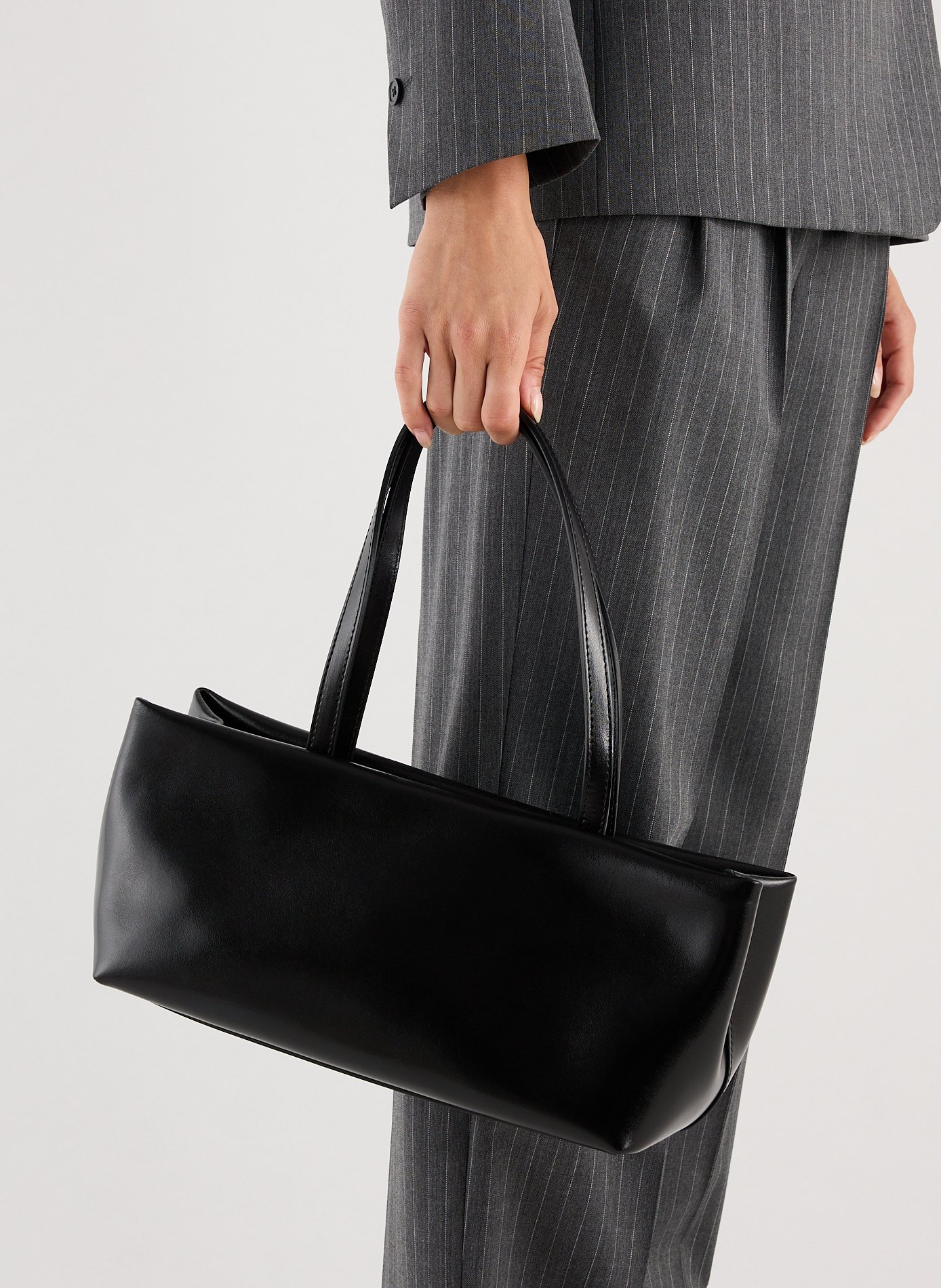 Sac à main Ginette en cuir SAISON 1865 Noir