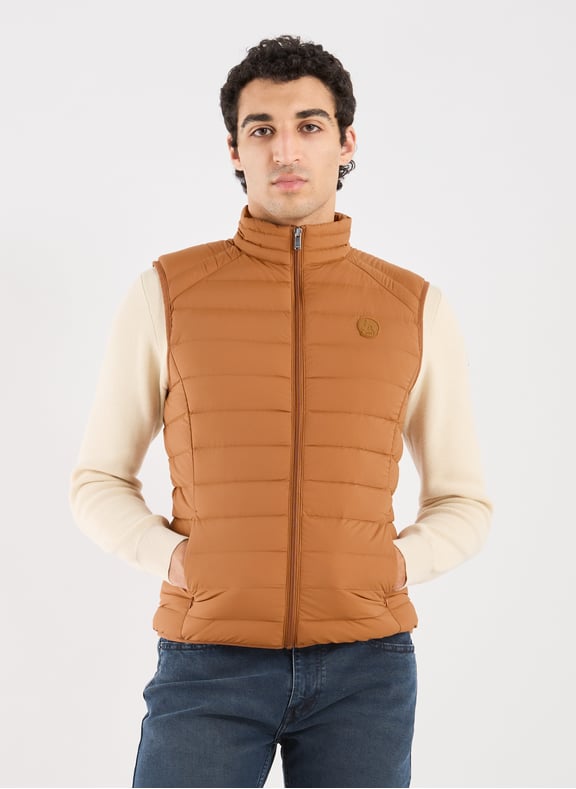 Down gilet Brown by JOTT JOTT Down gilet Brown